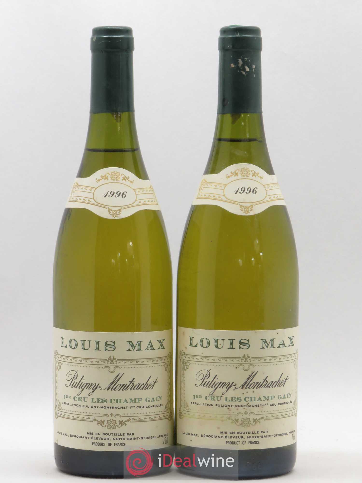 Puligny-Montrachet 1er Cru Champ Gain Louis Max 1996 - Posten von 2 Flaschen - 0