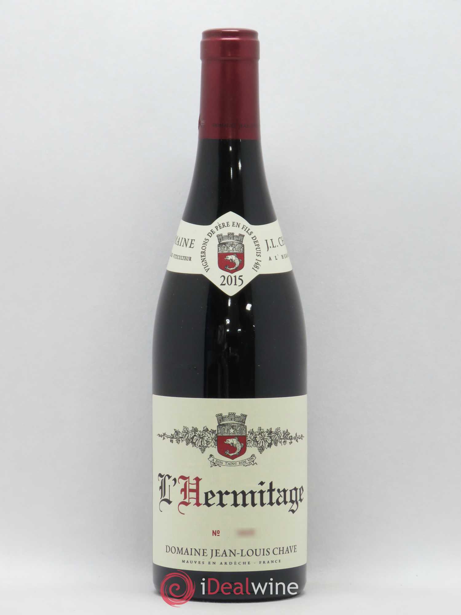Hermitage Jean-Louis Chave 2015 - Lot de 1 bouteille - 0