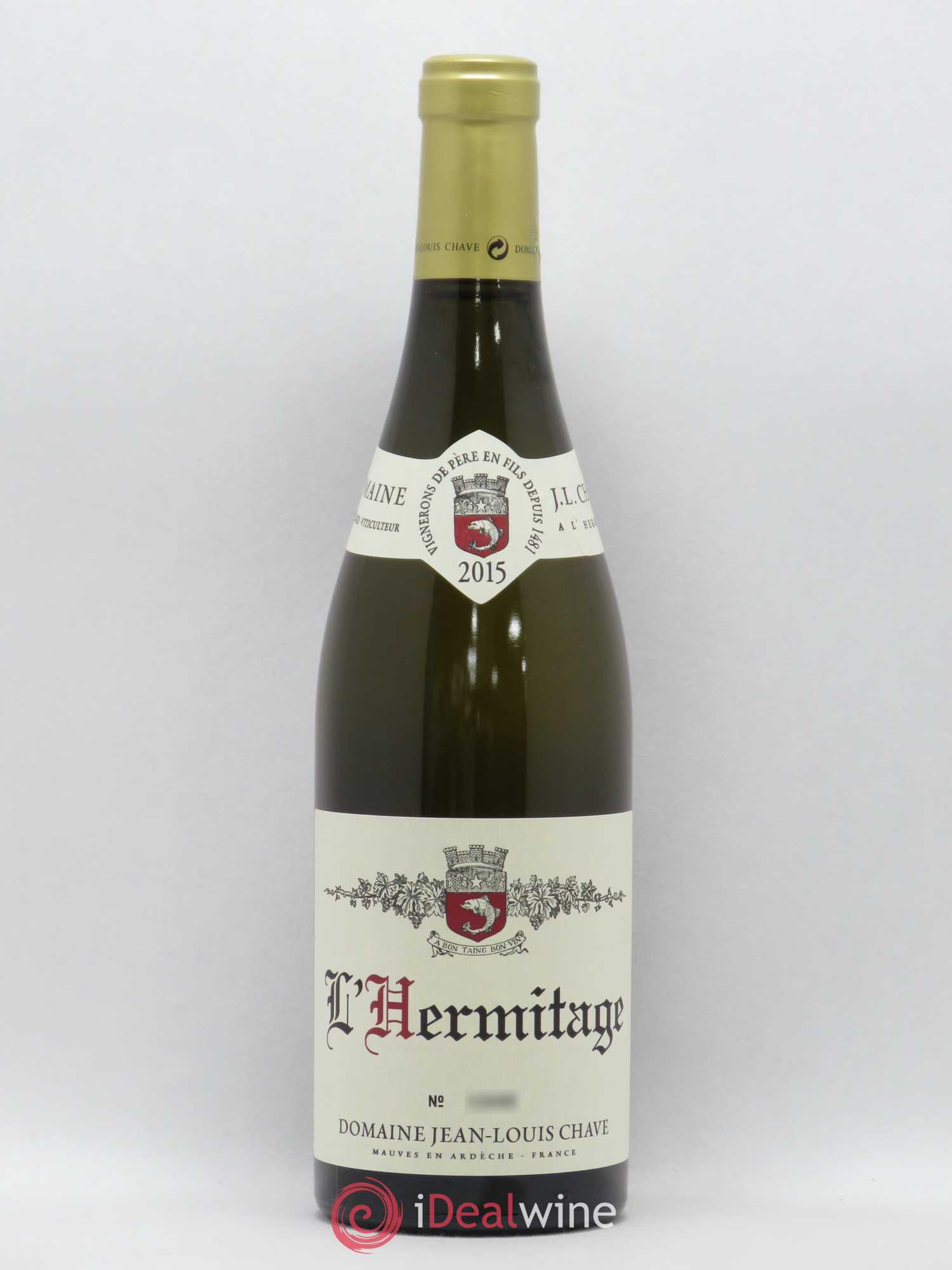 Hermitage Jean-Louis Chave 2015 - Lot de 1 bouteille - 0