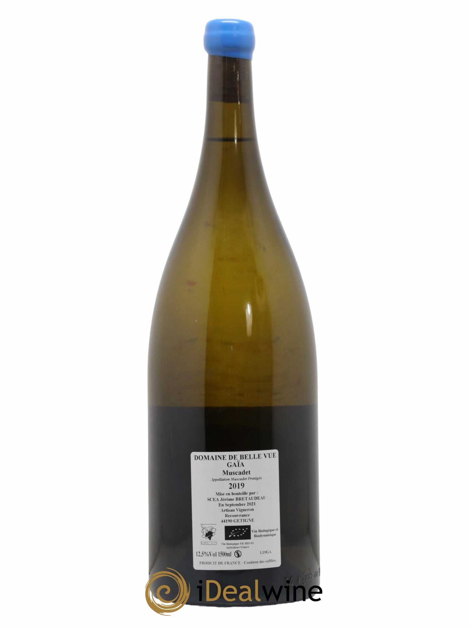 Muscadet-Sèvre-et-Maine Gaia Jérôme Bretaudeau - Domaine de Bellevue 2019 - Lot de 1 magnum - 1