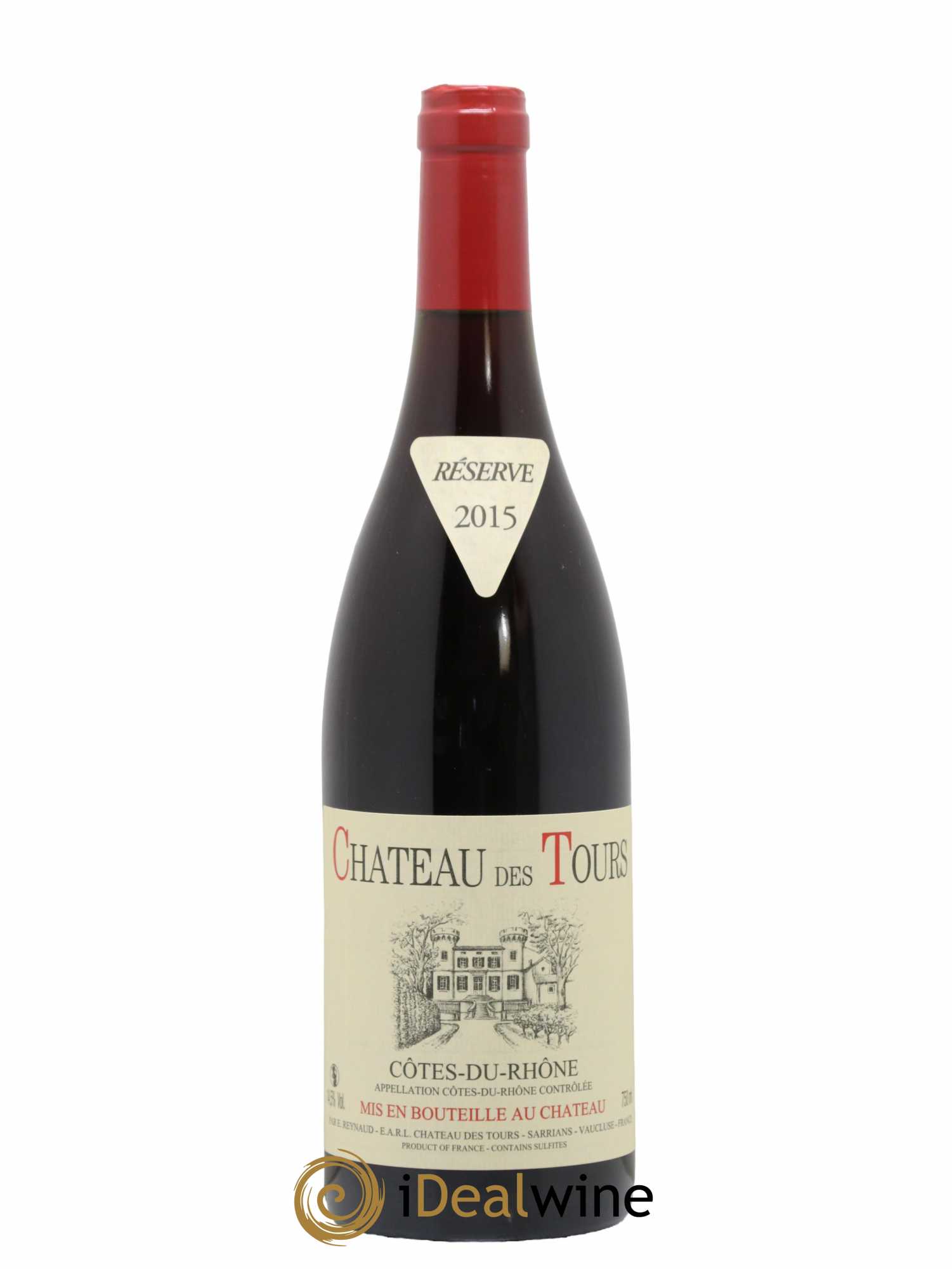 Côtes-du-Rhône Château des Tours Emmanuel Reynaud 2015 - Lot de 1 bouteille - 0