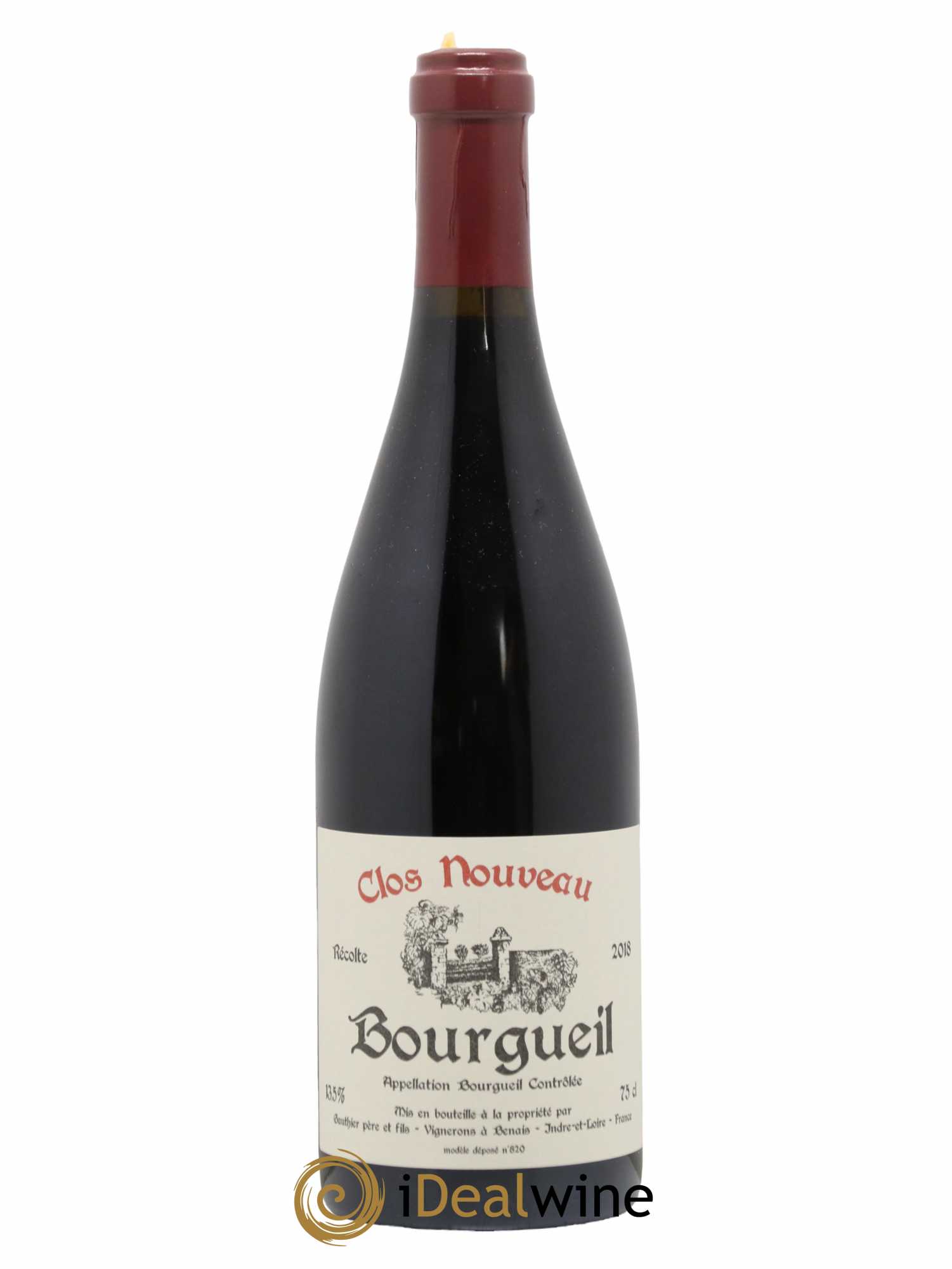 Bourgueil Clos Nouveau Domaine du Bel Air 2018 - Lot de 1 bouteille - 0