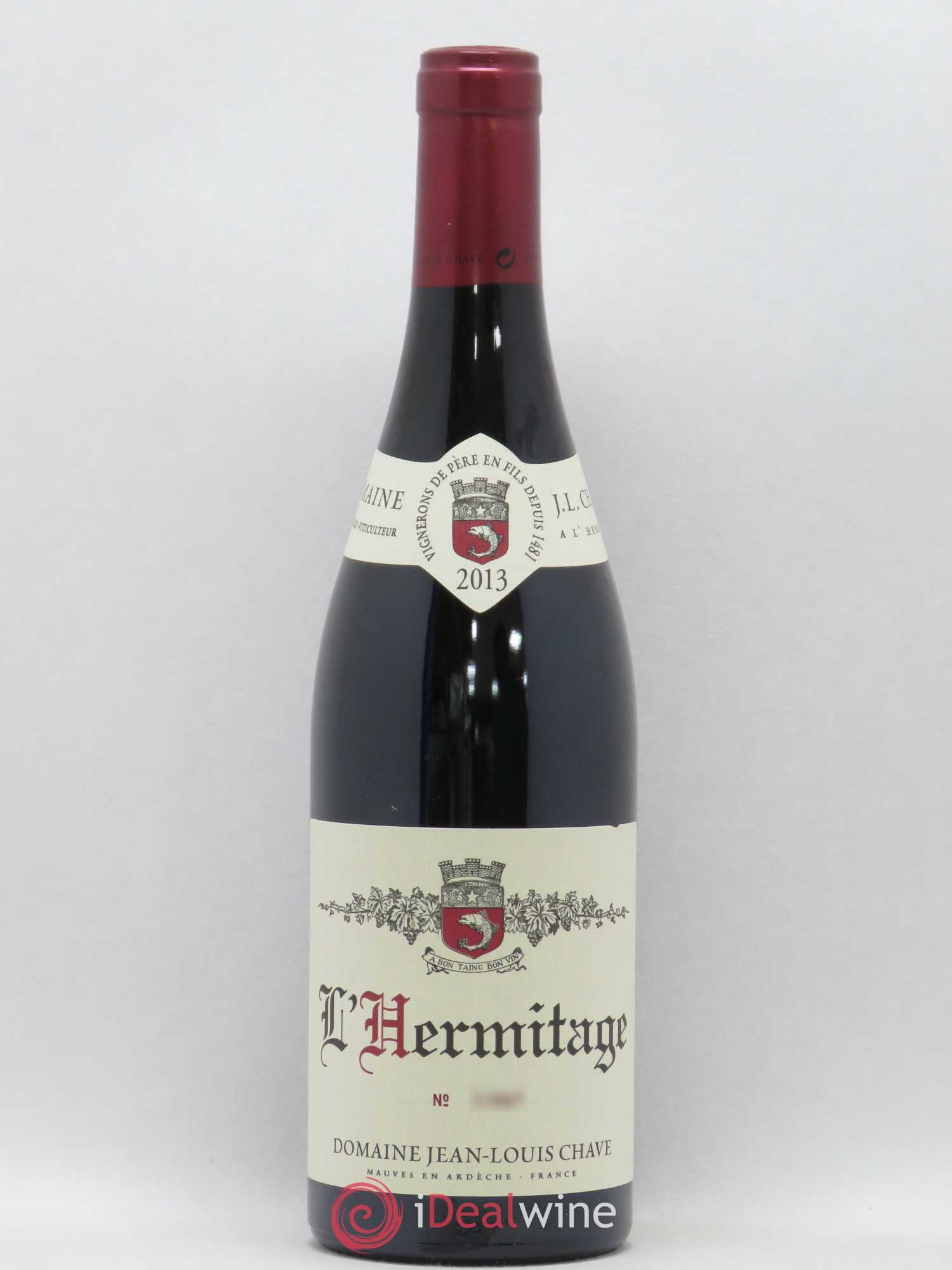 Hermitage Jean-Louis Chave 2013 - Lot de 1 bouteille - 0