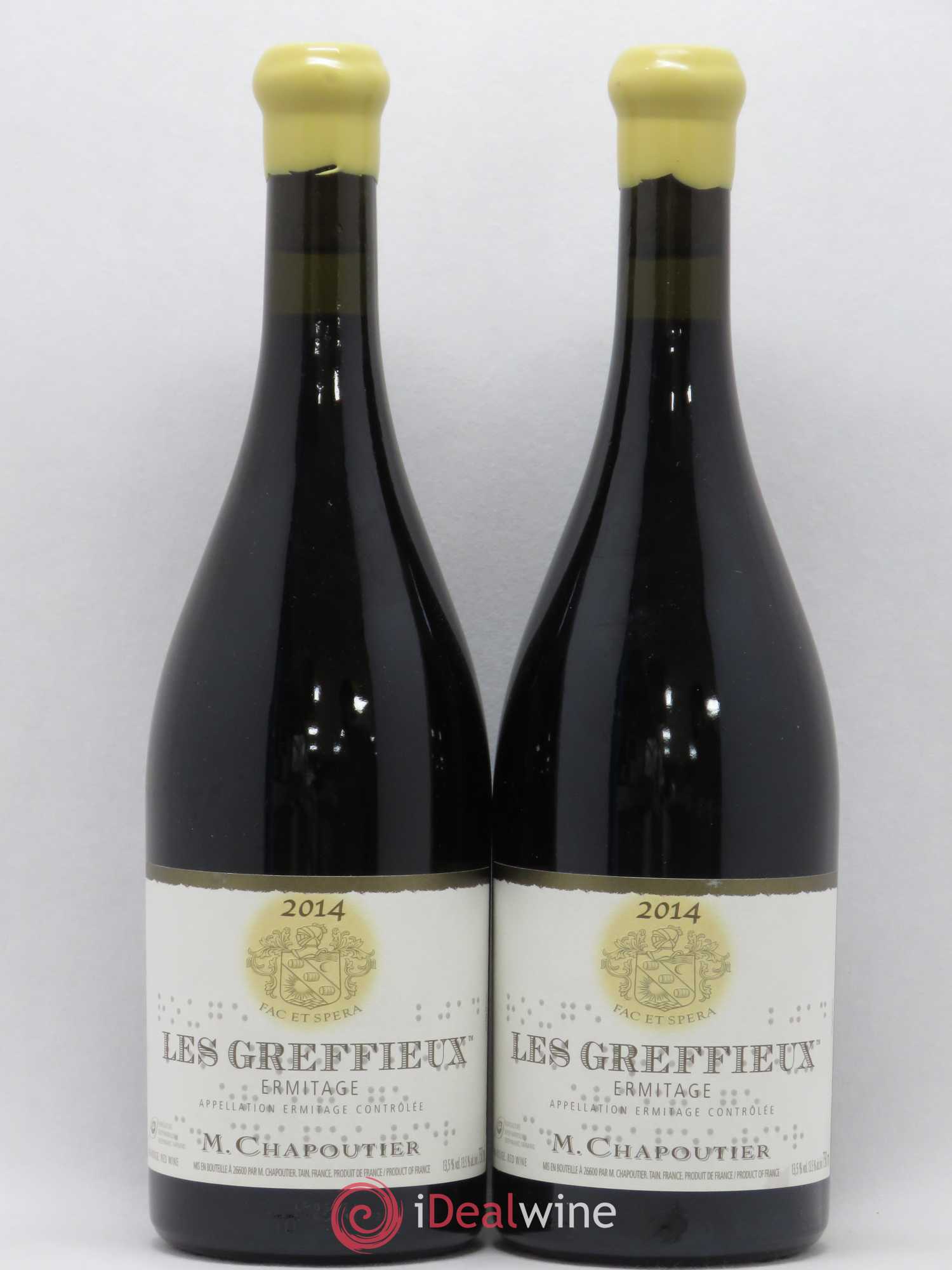 Hermitage Ermitage Les Greffieux Chapoutier 2014 - Lot de 2 bouteilles - 0