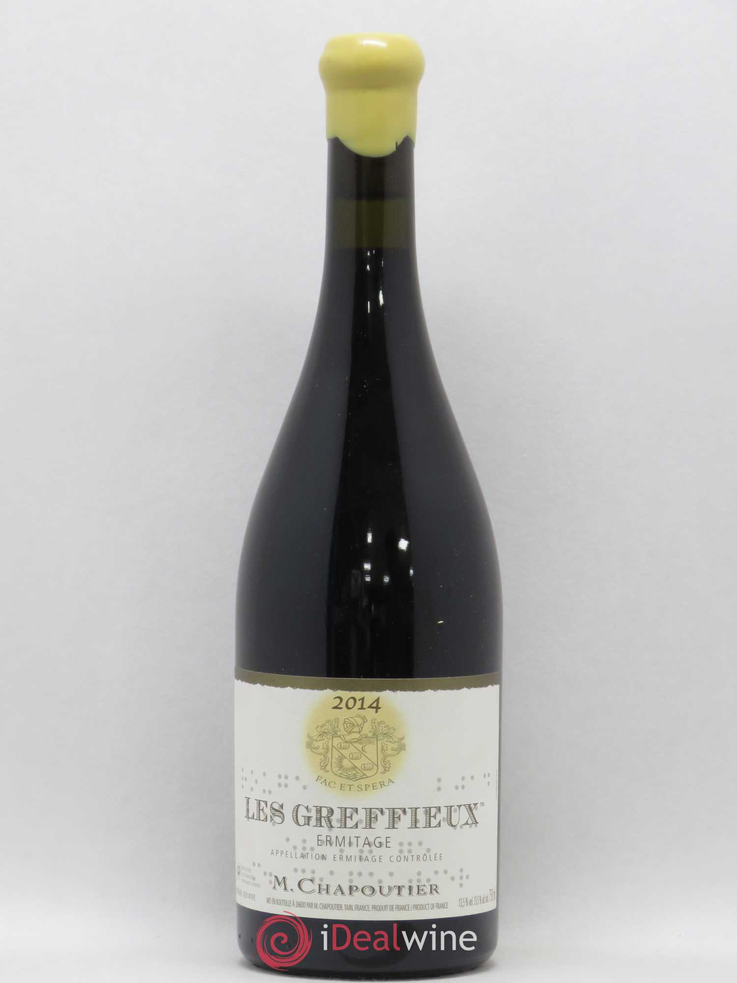Hermitage Ermitage Les Greffieux Chapoutier 2014 - Lot de 1 bouteille - 0
