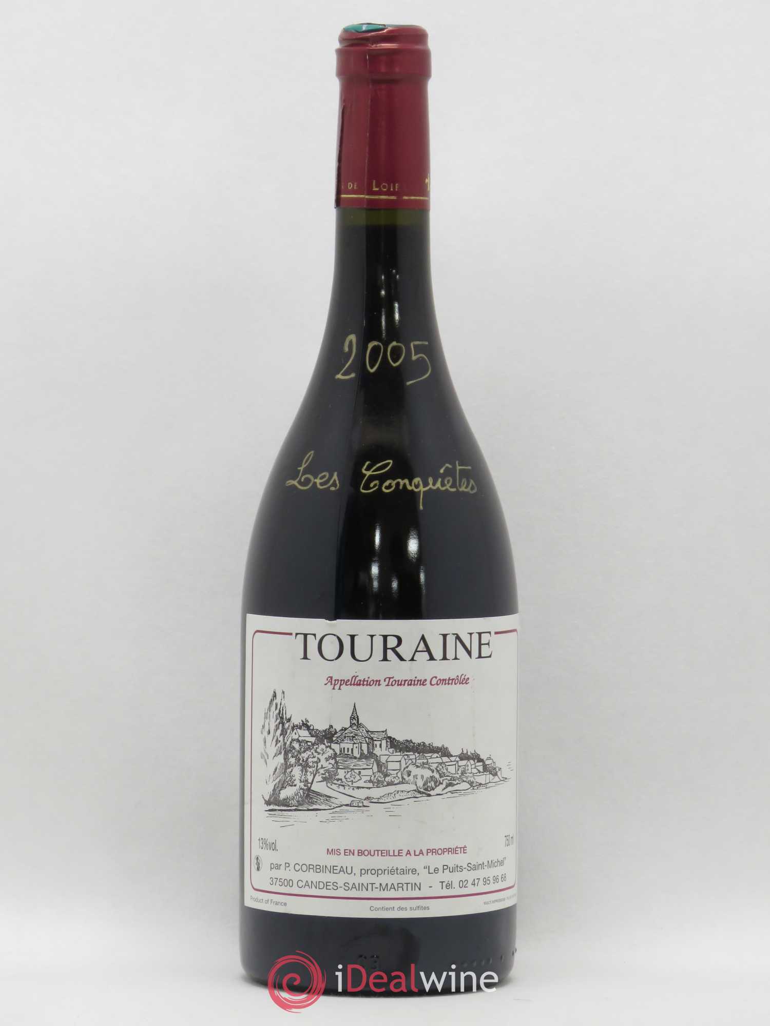 Touraine Patrick Corbineau Les Conquêtes 2005 - Lot de 1 bouteille - 0