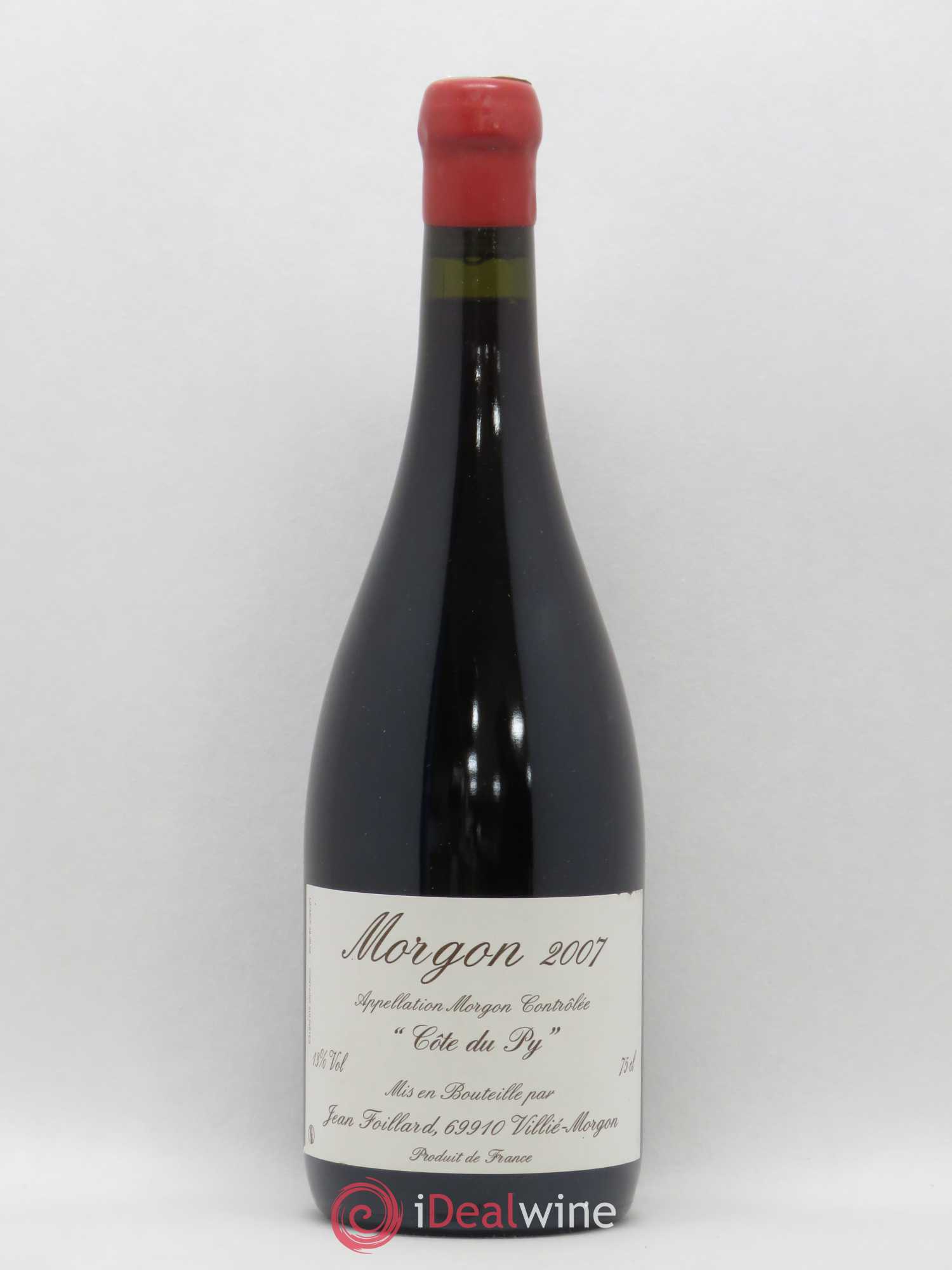 Morgon Côte du Py Jean Foillard 2007 - Posten von 1 Flasche - 0