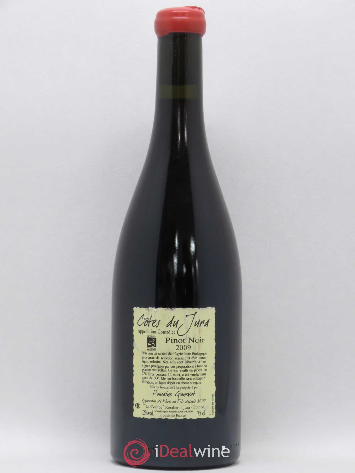 Côtes du Jura Cuvée Julien Jean-François Ganevat (Domaine) 2009 - Lot de 1 bouteille - 1