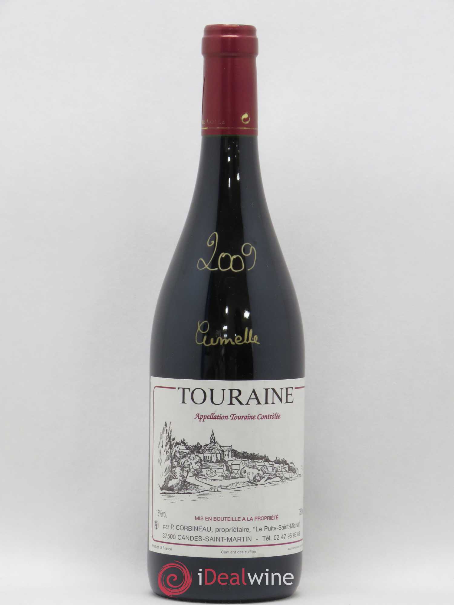 Touraine Patrick Corbineau Cumelle 2009 - Lot de 1 bouteille - 0