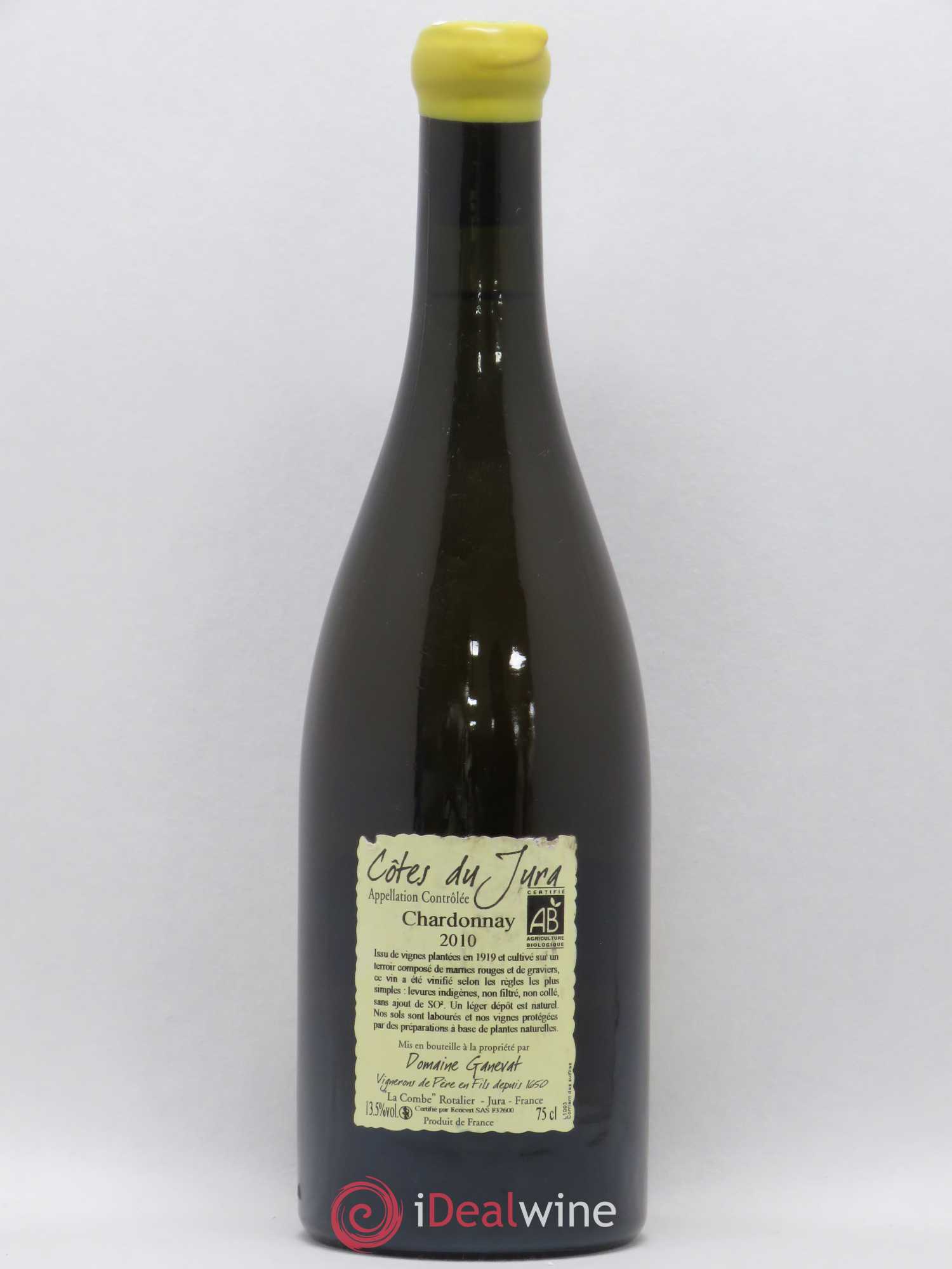 Côtes du Jura Les Grands Teppes Vieilles Vignes Jean-François Ganevat (Domaine) 2010 - Lot de 1 bouteille - 1