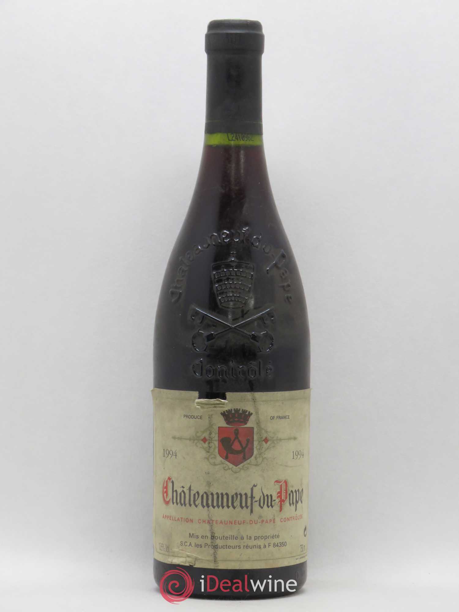 Châteauneuf-du-Pape SCA Les Producteurs Reunis 1994 - Posten von 1 Flasche - 0