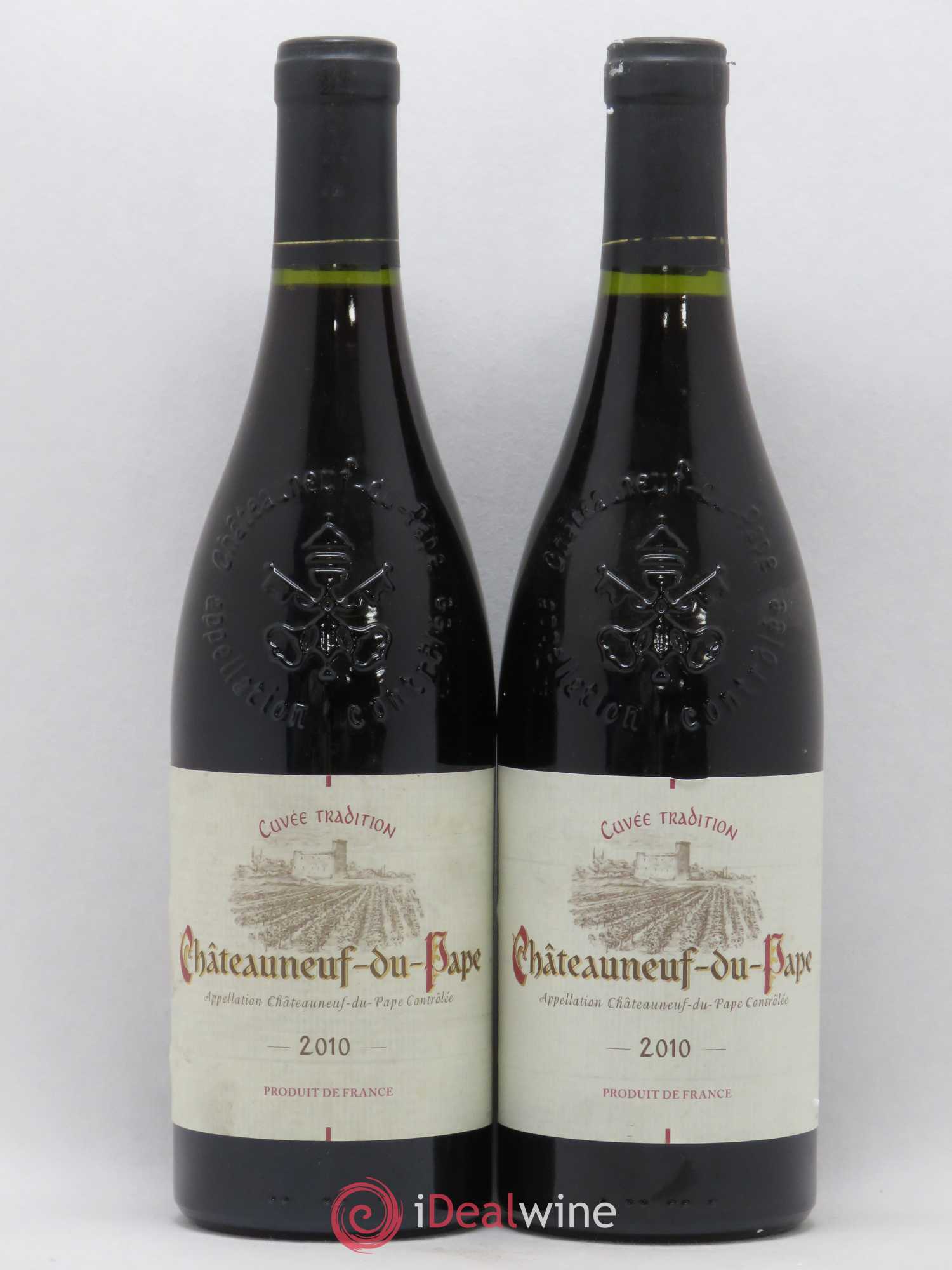 Châteauneuf-du-Pape Cuvée Tradition Auguste Bessac 2010 - Lot de 2 bouteilles - 0