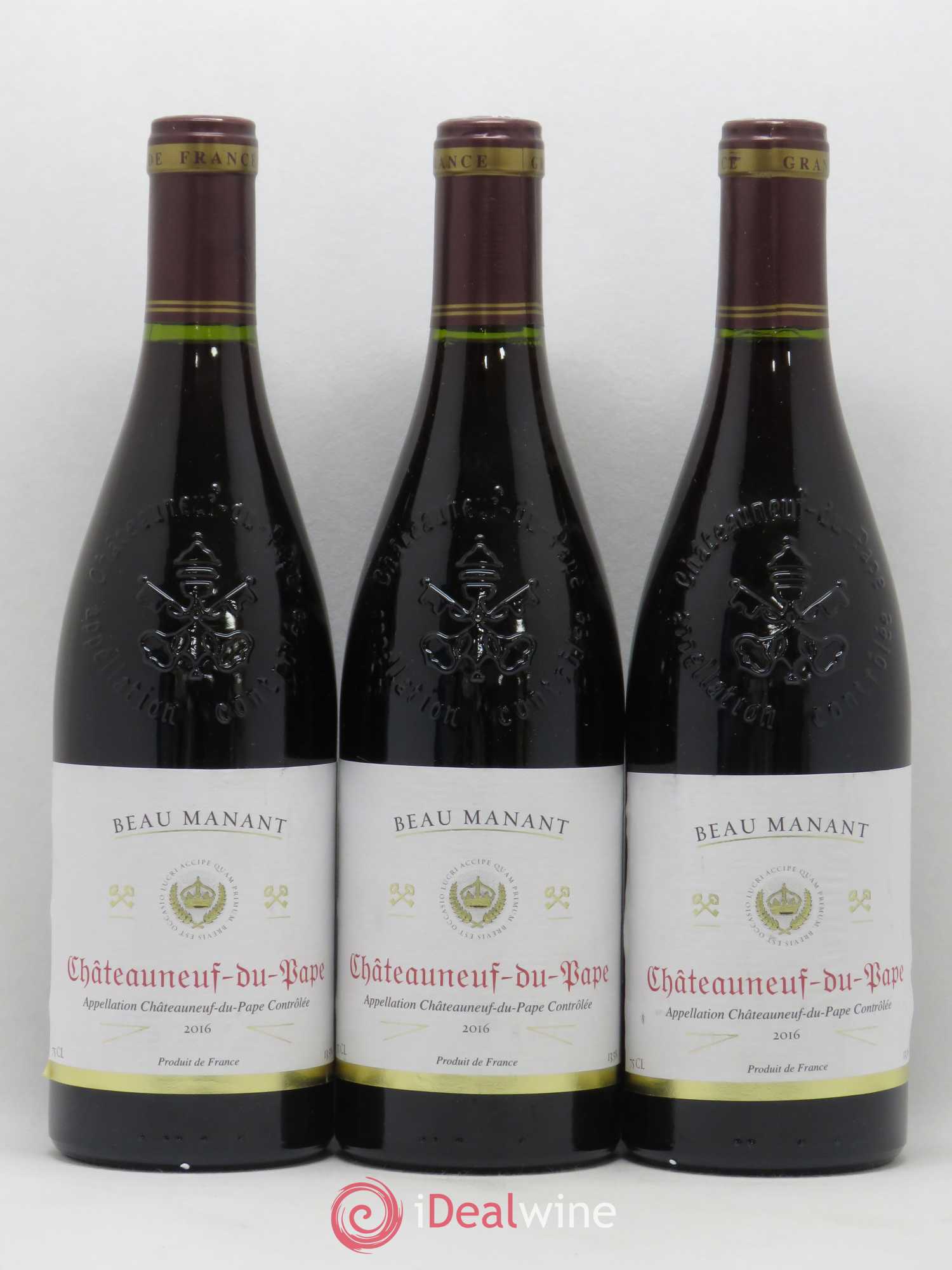 Châteauneuf-du-Pape Beau Manant 2016 - Lot de 6 bouteilles - 1