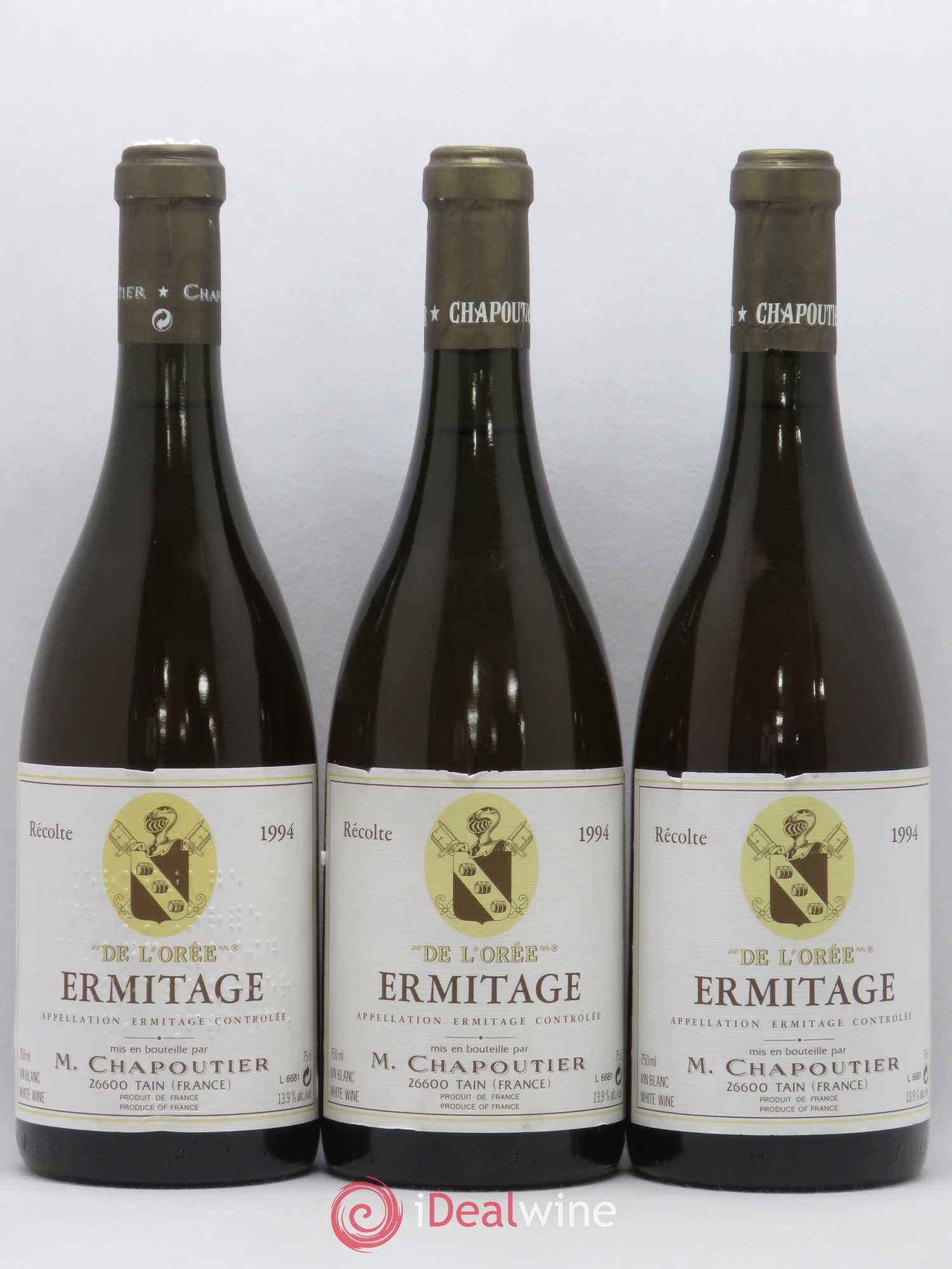 Hermitage Ermitage de l'Orée Chapoutier 1994 - Lot de 6 bouteilles - 2