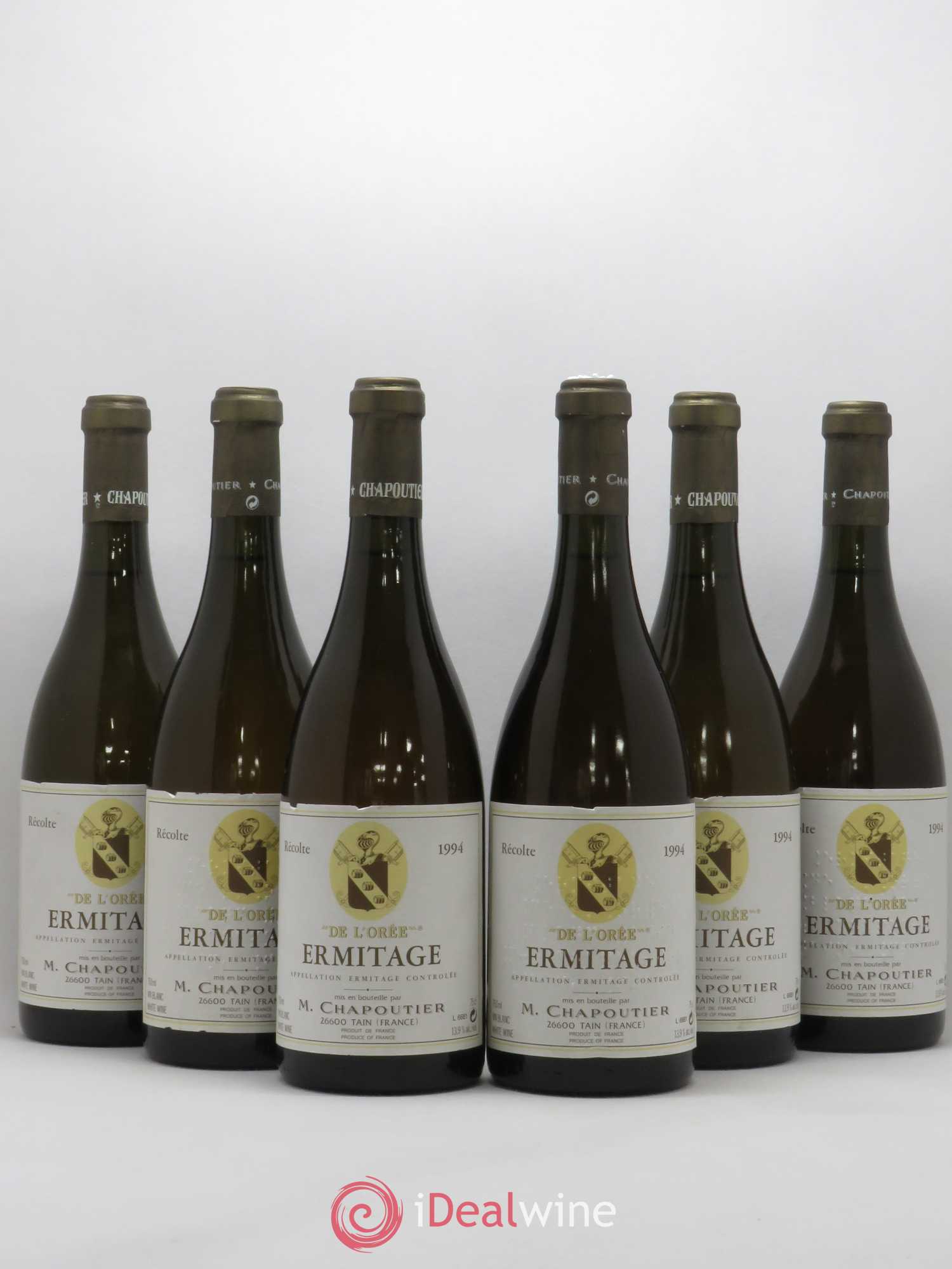 Hermitage Ermitage de l'Orée Chapoutier 1994 - Lot de 6 bouteilles - 0