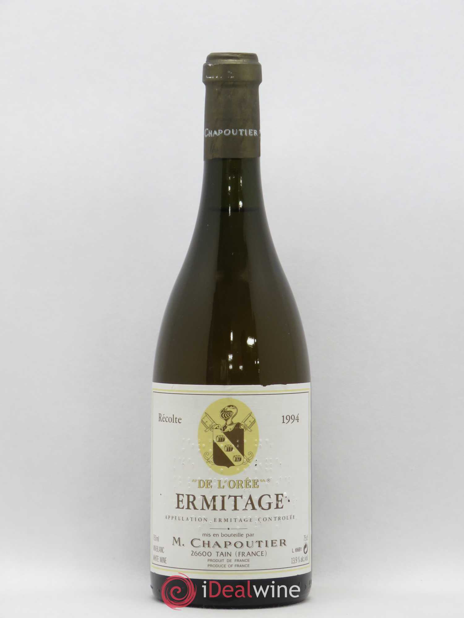 Hermitage Ermitage de l'Orée Chapoutier 1994 - Lot de 1 bouteille - 0