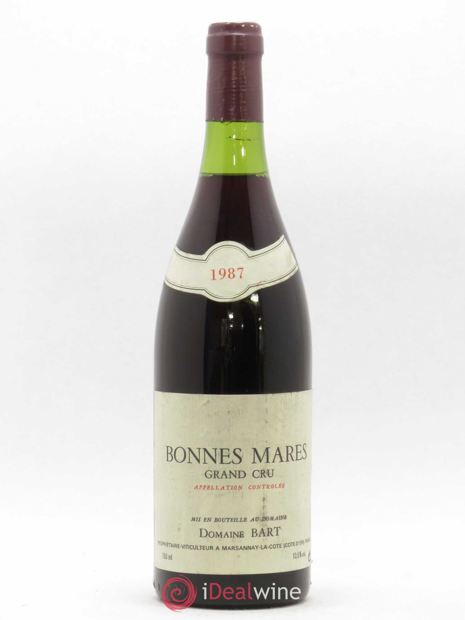 Bonnes-Mares Grand Cru Bart (Domaine) 1987 - Lot de 1 bouteille - 0
