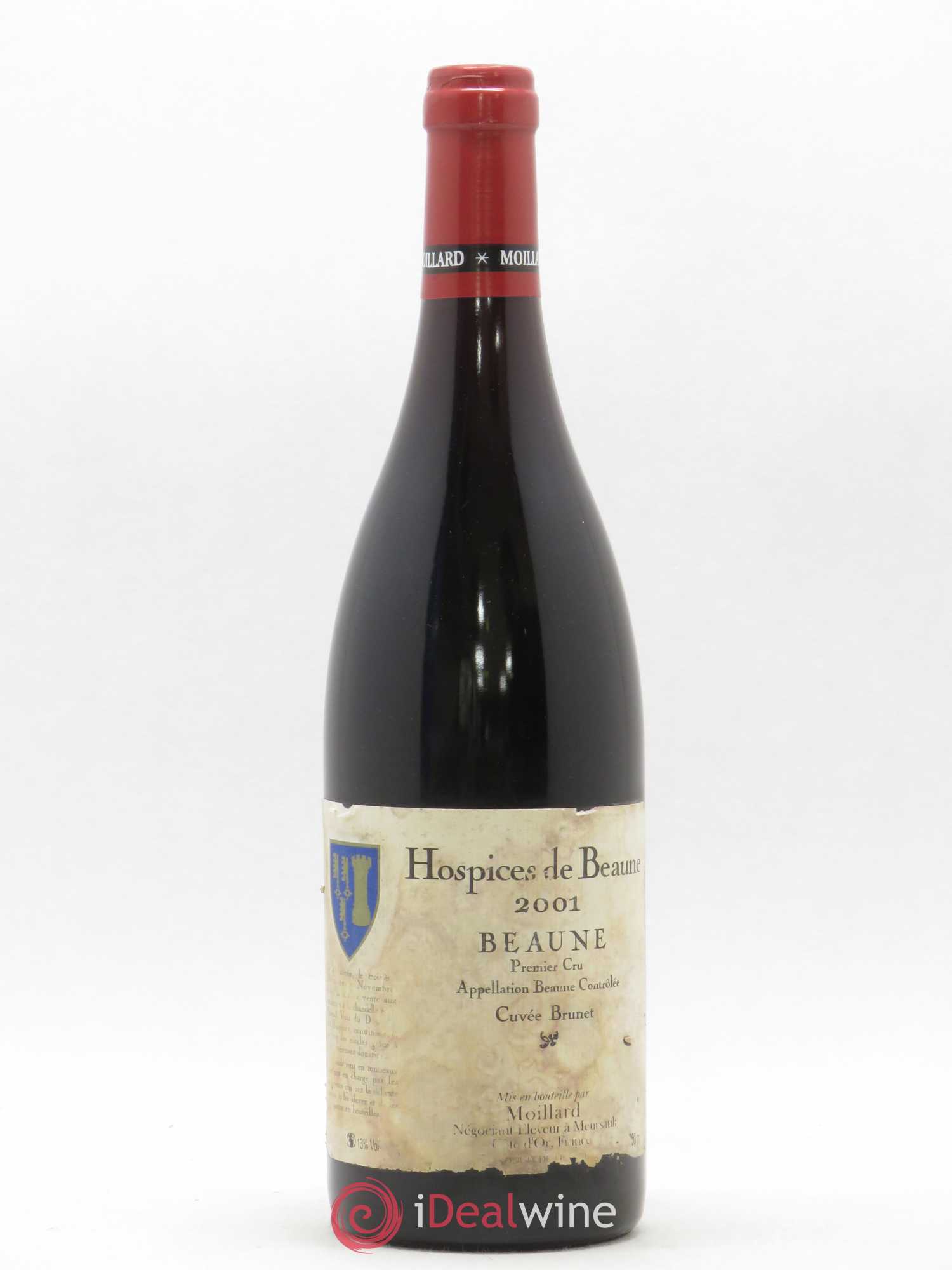 Beaune 1er Cru Cuvée Brunet Hospices de Beaune Moillard 2001 - Lot de 1 bouteille - 0