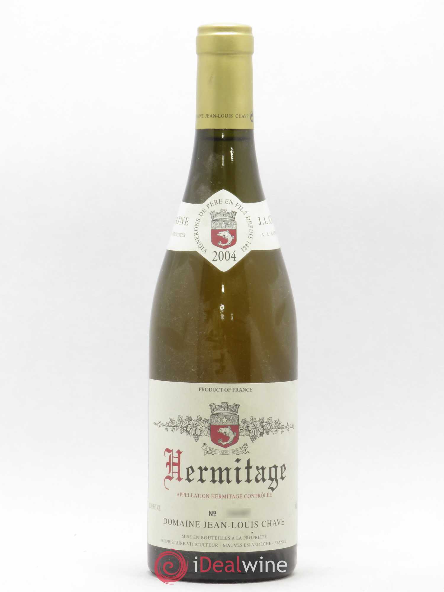 Hermitage Jean-Louis Chave 2004 - Lot de 1 bouteille - 0