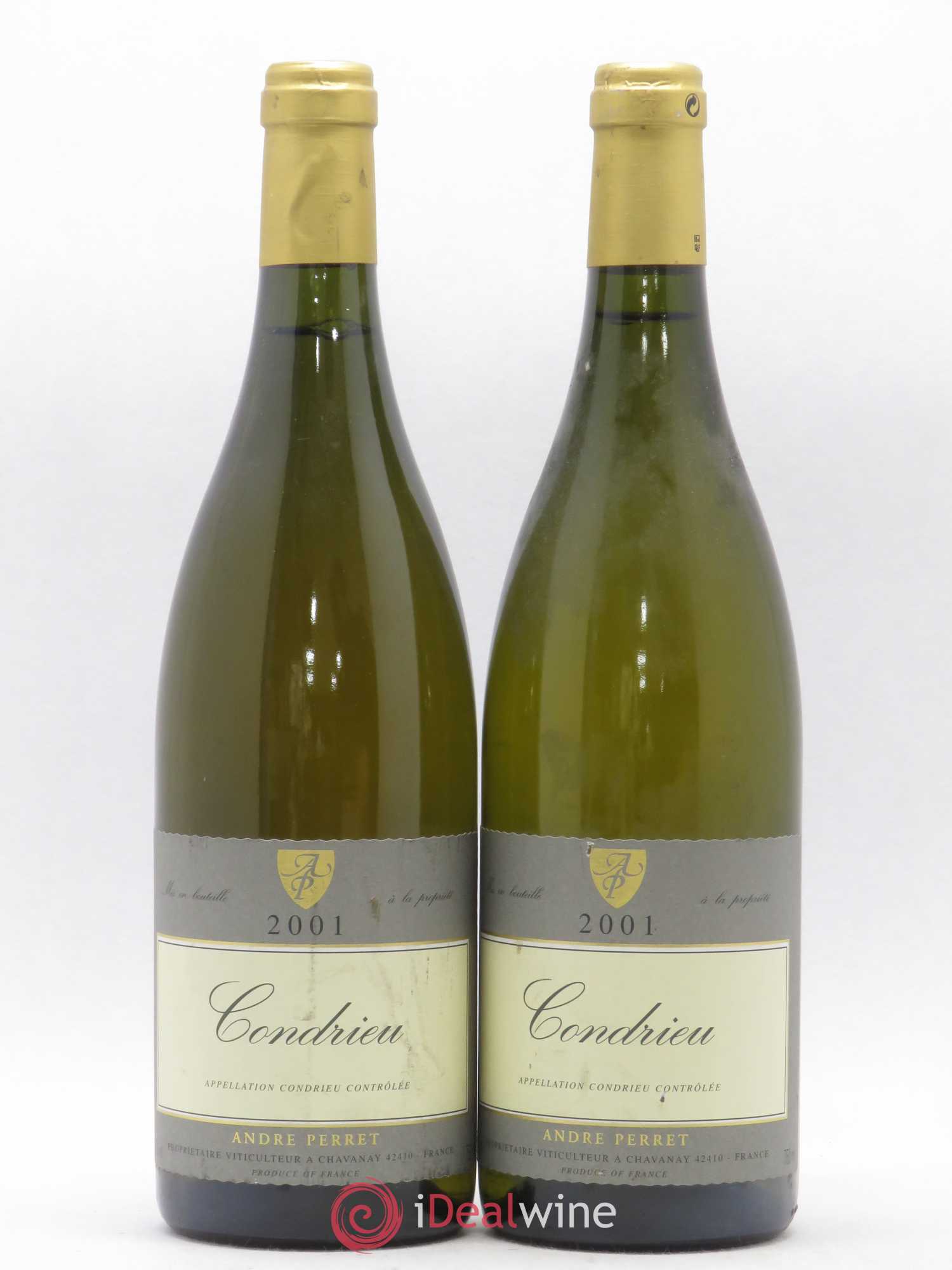 Condrieu André Perret 2001 - Lot de 2 bouteilles - 0