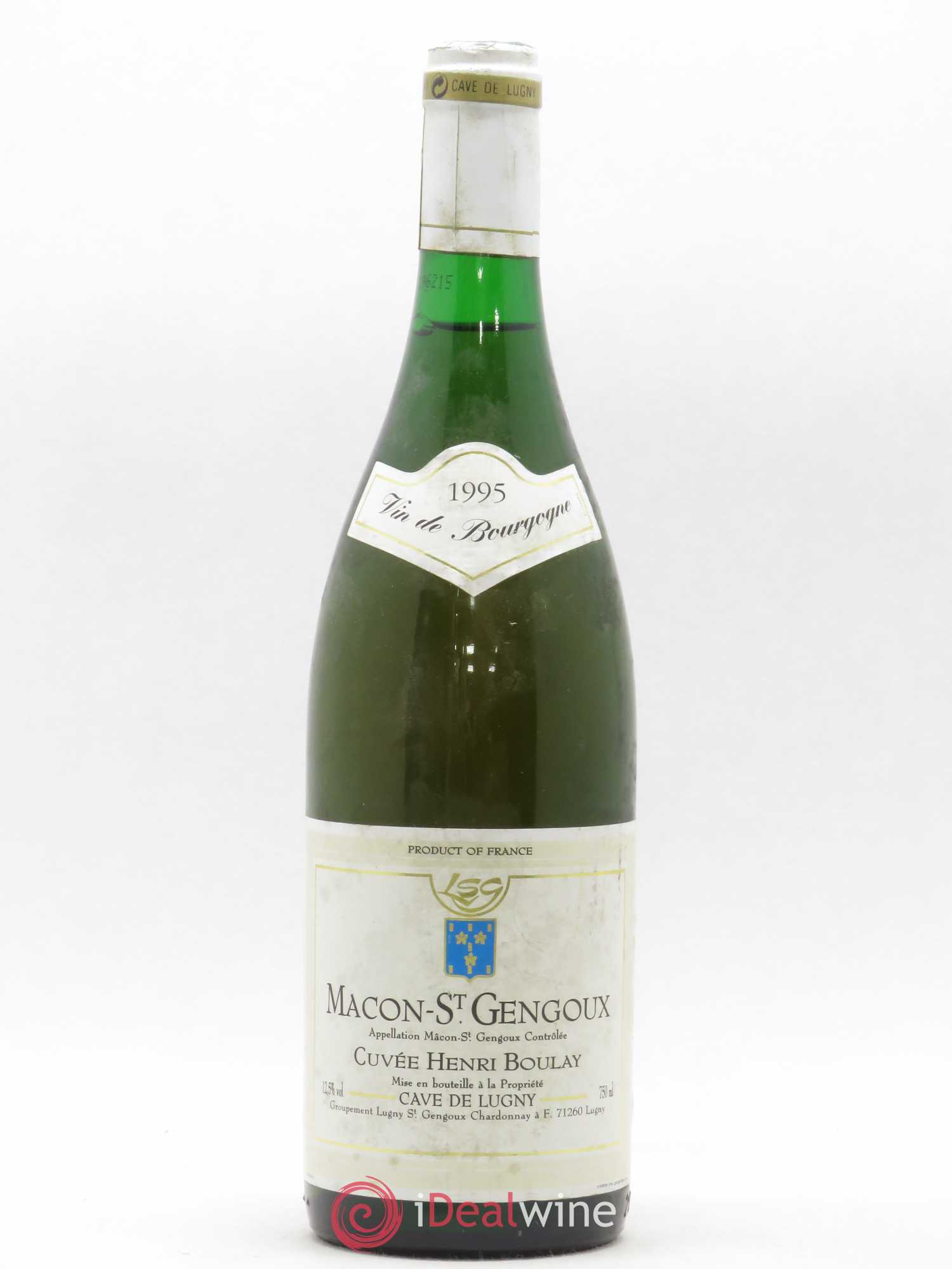 Mâcon Saint Gengoux Cuvée Henri Boulay Cave de Lugny 1995 - Posten von 1 Flasche - 0