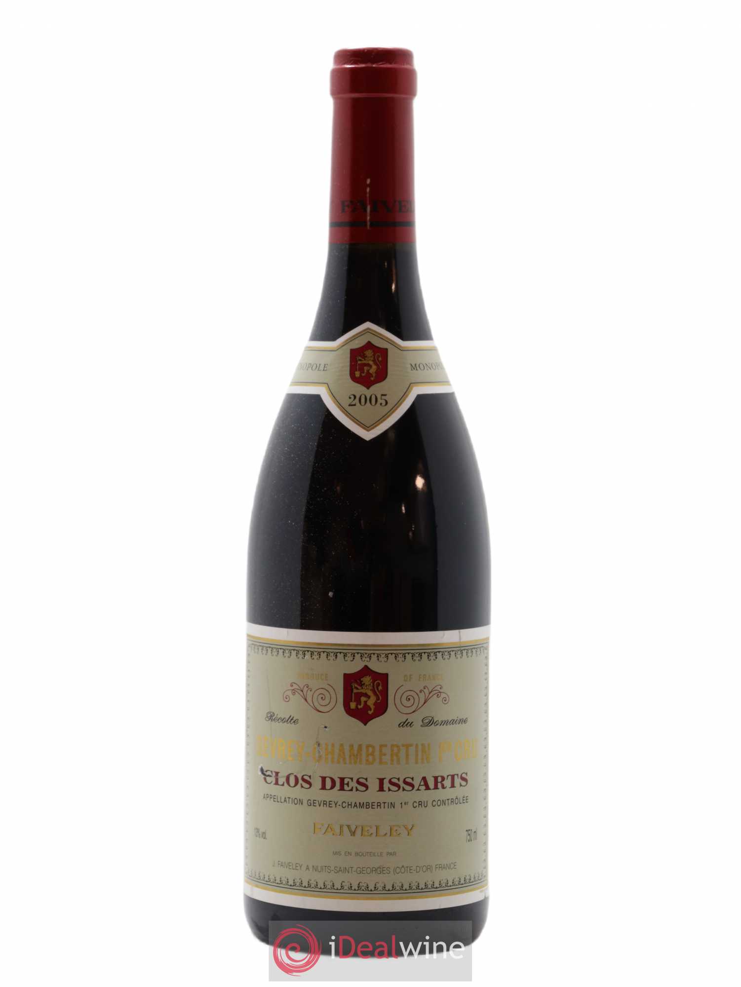 Gevrey-Chambertin 1er Cru Clos des Issarts Faiveley 2005 - Lot de 1 bouteille - 0