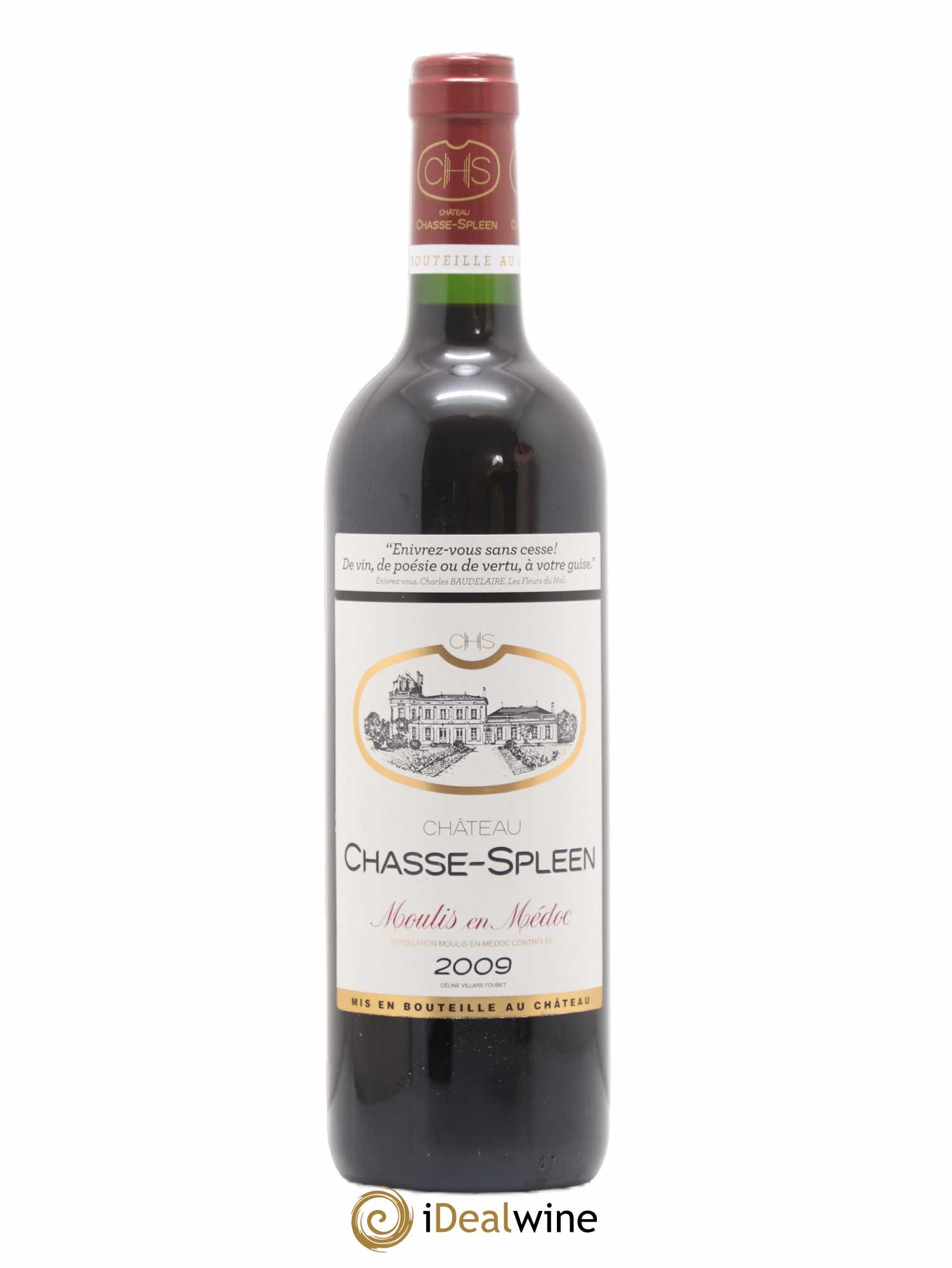 Château Chasse Spleen 2009 - Lot de 1 bouteille - 0