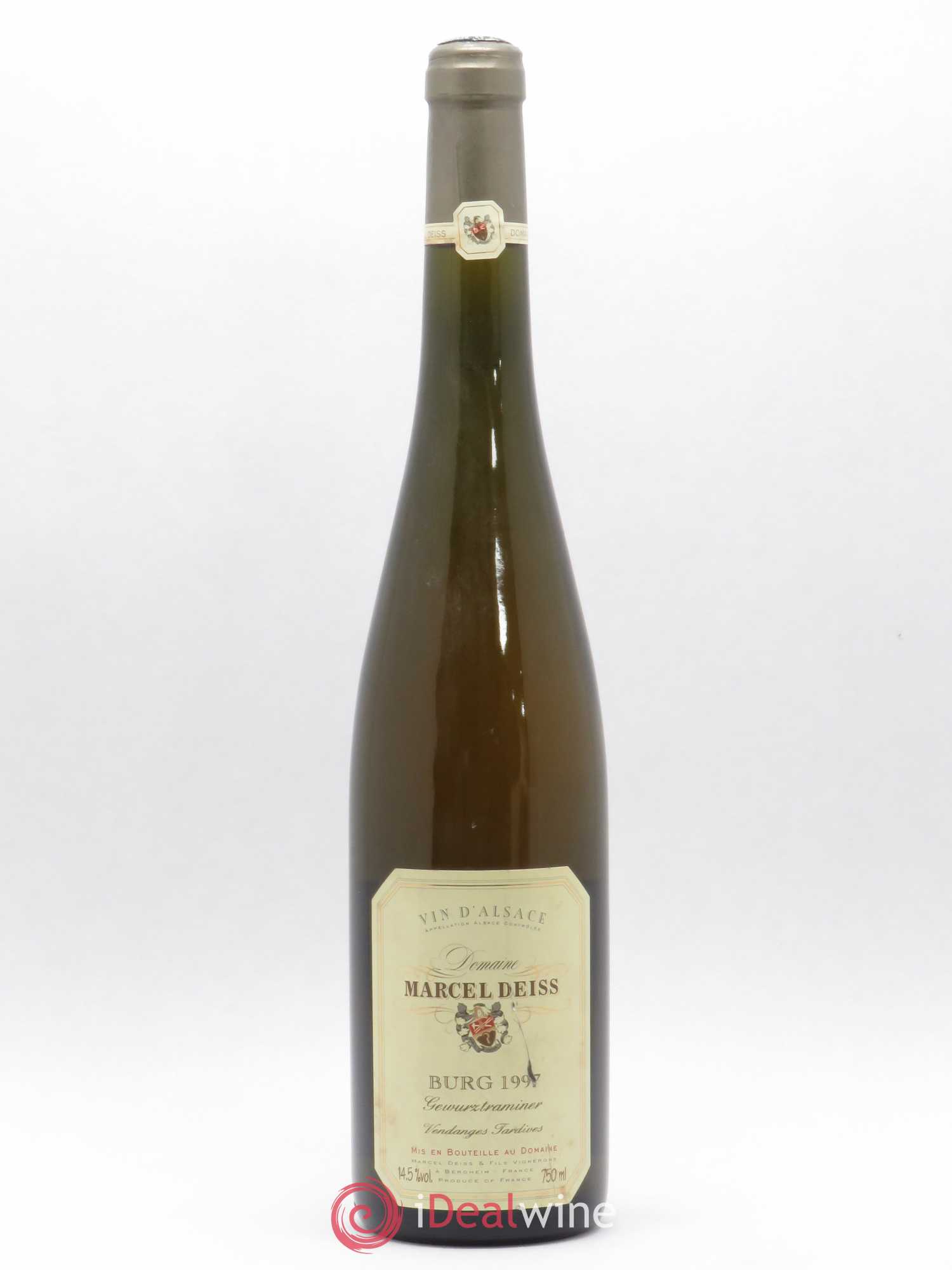Alsace Gewurztraminer Vendanges Tardives Marcel Deiss (Domaine) Burg 1997 - Lotto di 1 bottiglia - 0