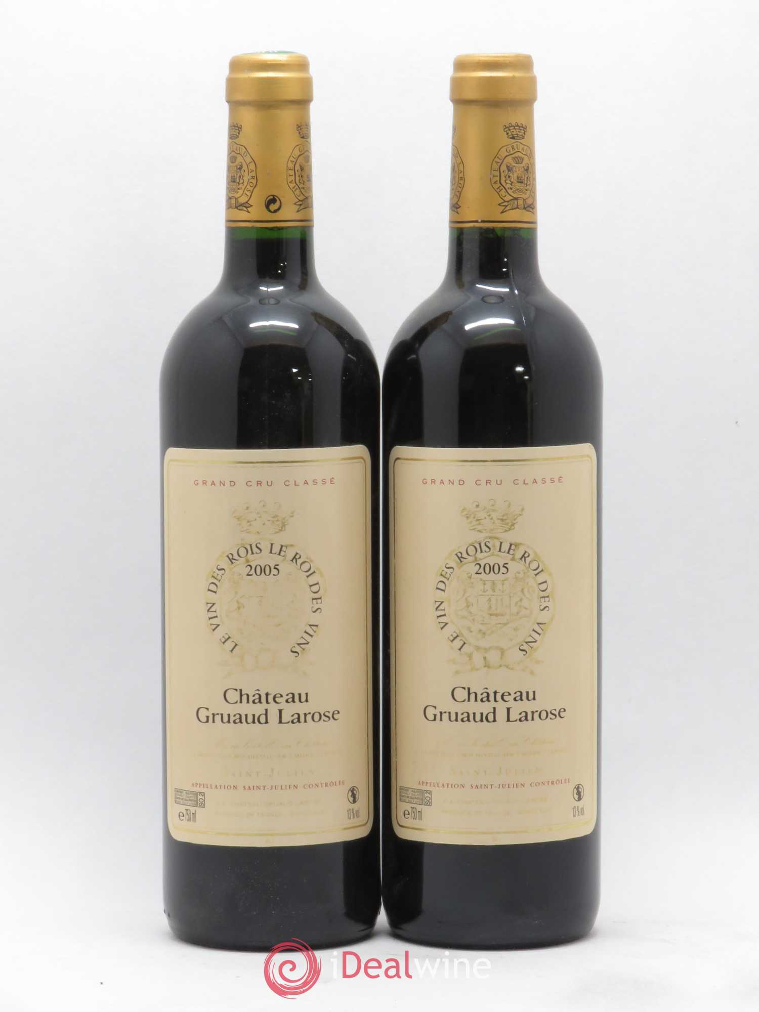 Château Gruaud Larose 2ème Grand Cru Classé 2005 - Lot de 2 bouteilles - 0