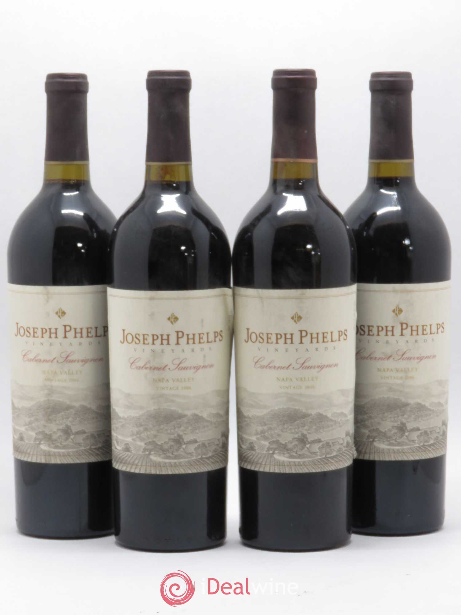 USA Napa Valley Cabernet Sauvignon Joseph Phelps 2006 - Posten von 4 Flaschen - 0