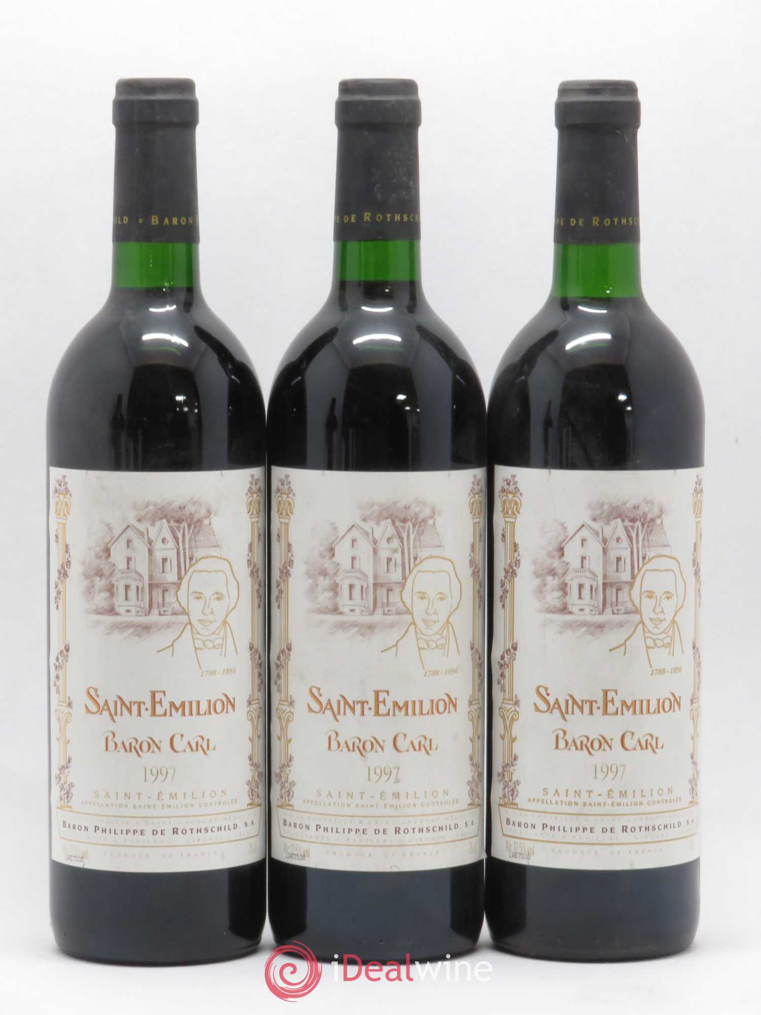 Saint-Émilion Baron Carl Philippe de Rothschild 1997 - Lot de 6 bouteilles - 2
