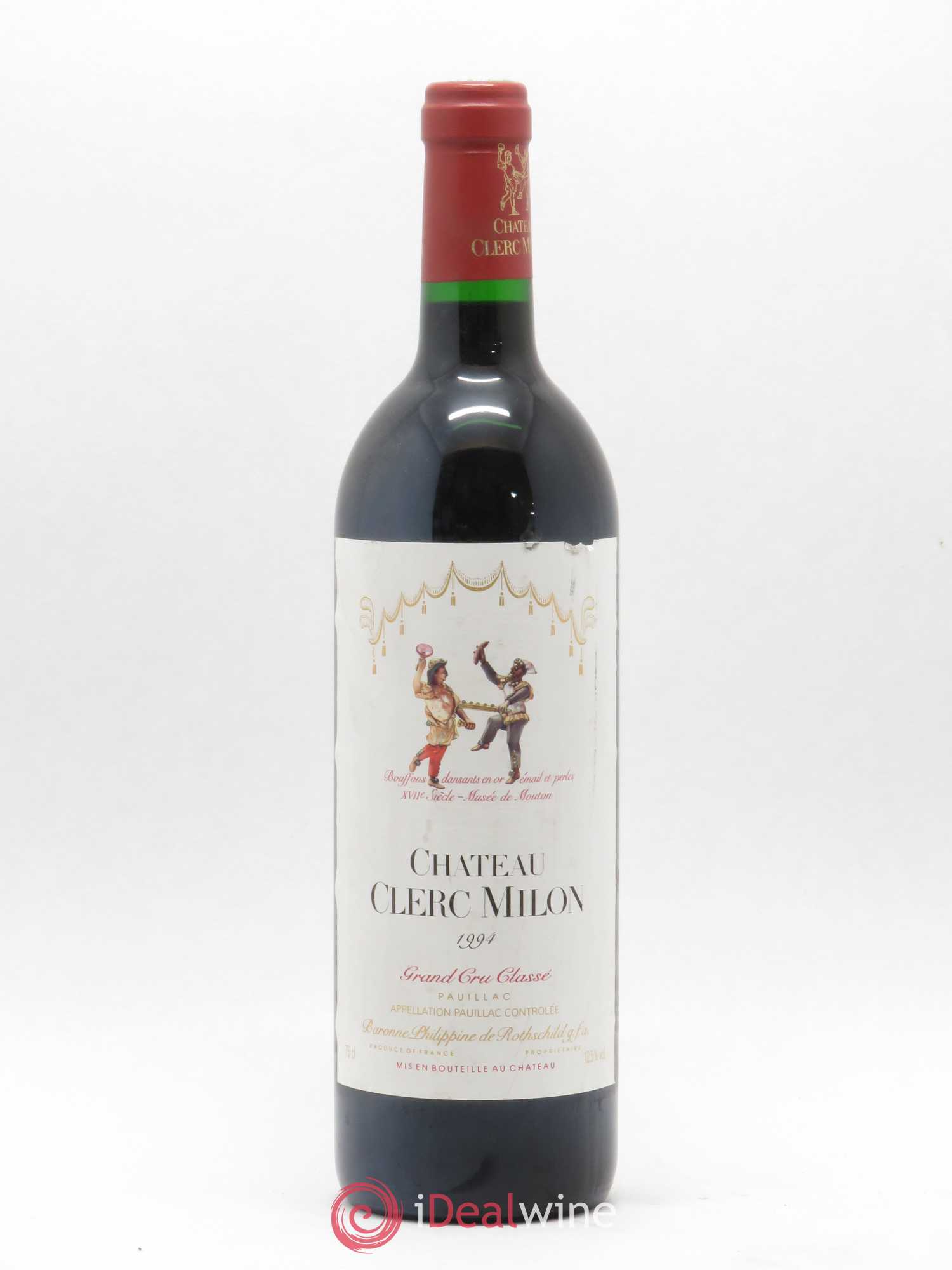 Château Clerc Milon 5ème Grand Cru Classé 1994 - Lot de 1 bouteille - 0