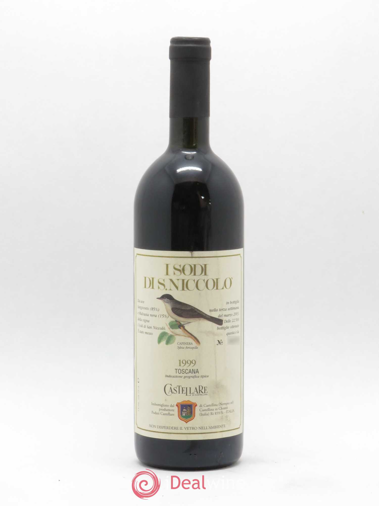 Toscana IGT Isodi di San Niccolo Castellare 1999 - Posten von 1 Flasche - 0