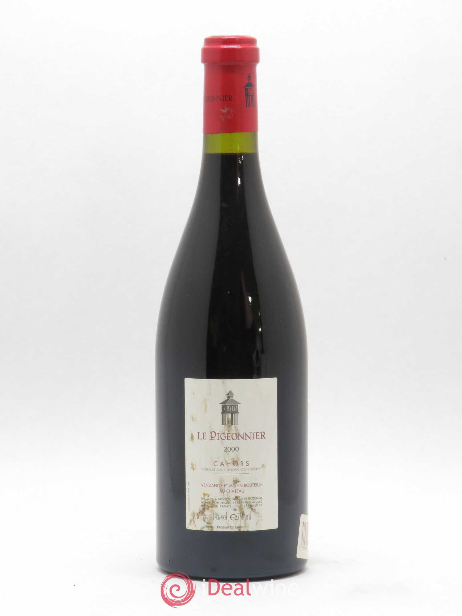 Cahors Château Lagrezette Le Pigeonnier Alain Dominique Perrin 2000 - Lot de 1 bouteille - 1