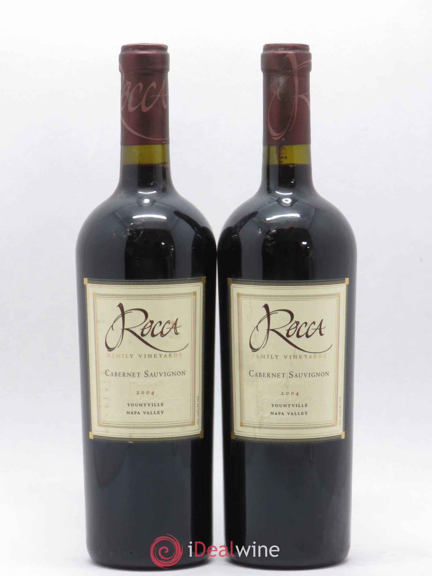Vins Etrangers Yountville Napa Valley Cabernet Sauvignon Rocca Family Vineyards 2004 - Posten von 2 Flaschen - 0
