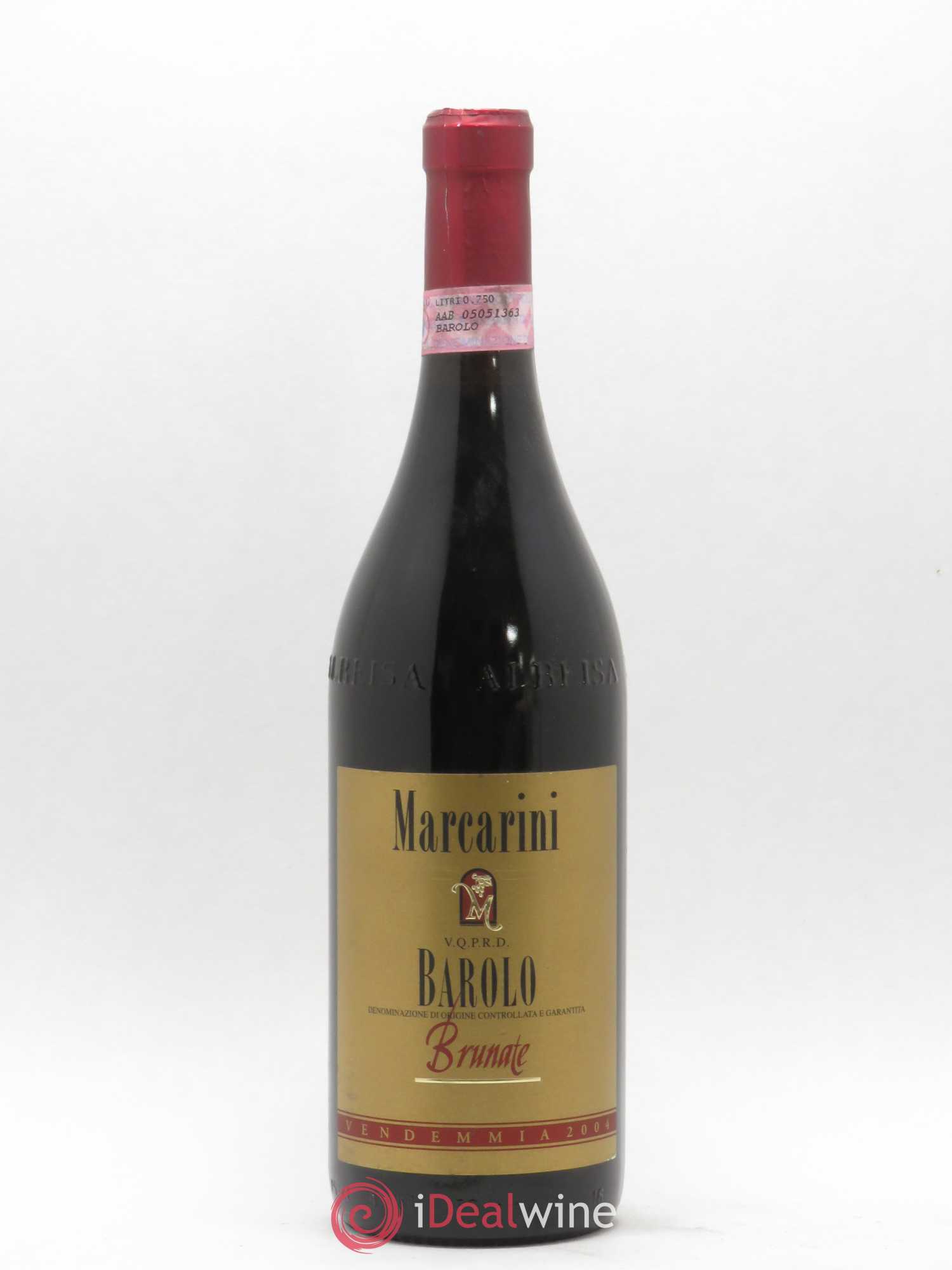 Barolo Marcarini Brunate 2004 - Lot de 1 bouteille - 0