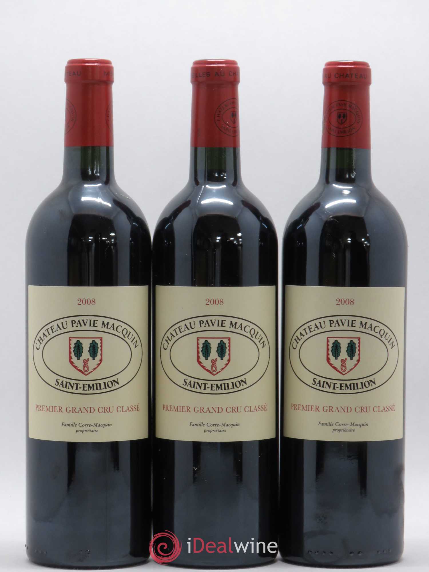 Château Pavie Macquin 1er Grand Cru Classé B 2008 - Lot de 6 bouteilles - 1