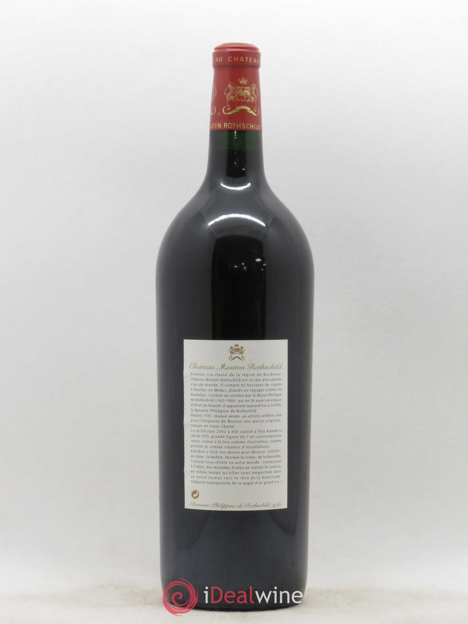 Château Mouton Rothschild 1er Grand Cru Classé 2002 - Lot de 1 magnum - 1