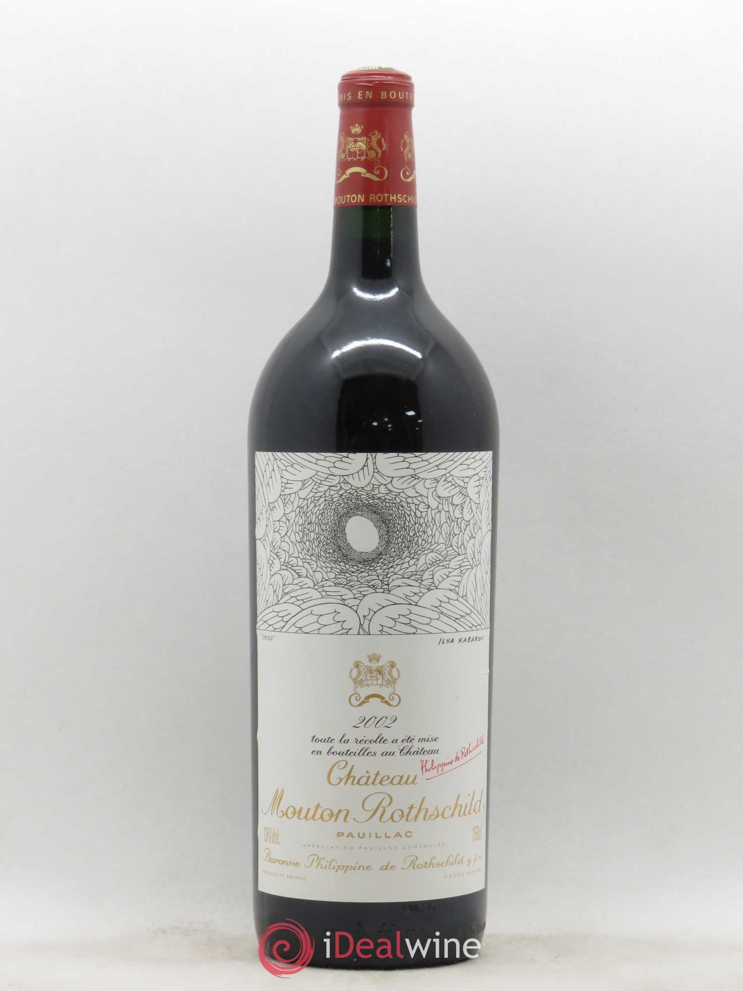 Château Mouton Rothschild 1er Grand Cru Classé 2002 - Lot de 1 magnum - 0