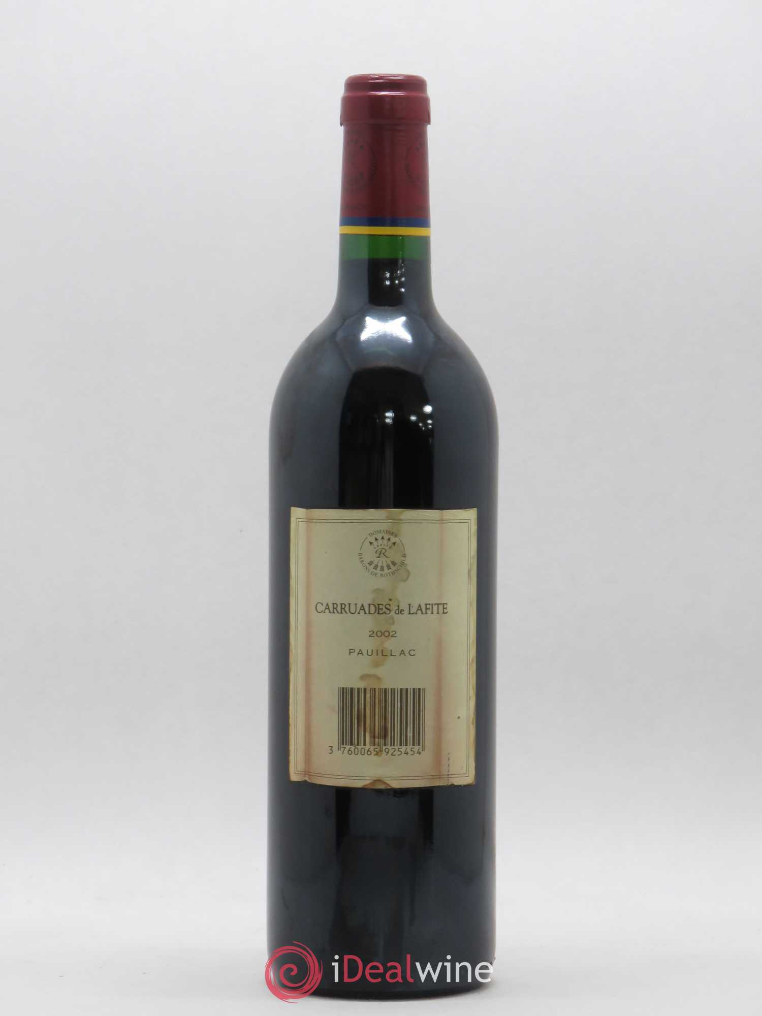 Carruades de Lafite Rothschild Second Vin 2002 - Lot de 1 bouteille - 1