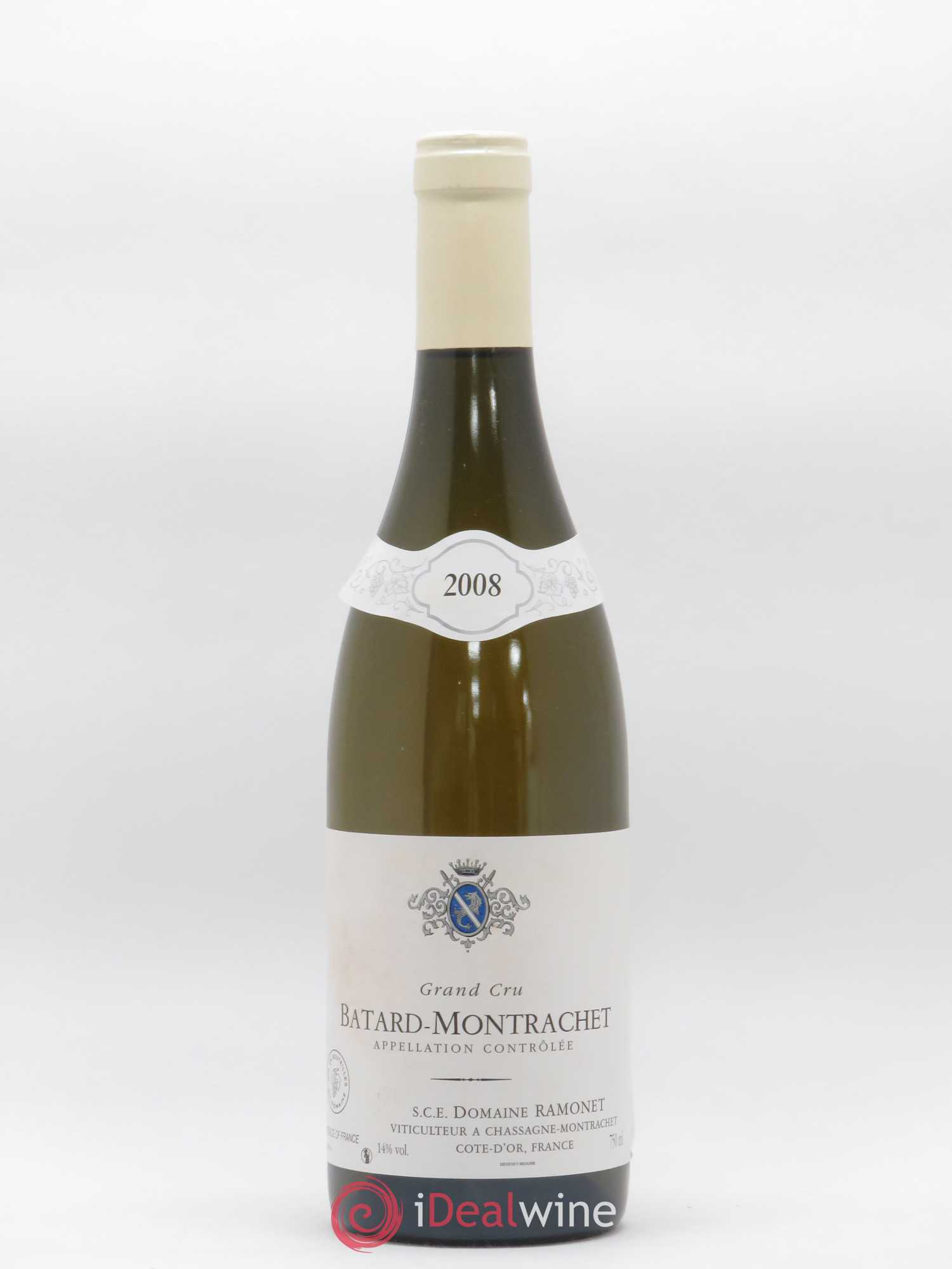 Bienvenues-Bâtard-Montrachet Grand Cru Ramonet (Domaine) 2008 - Lot de 1 bouteille - 0