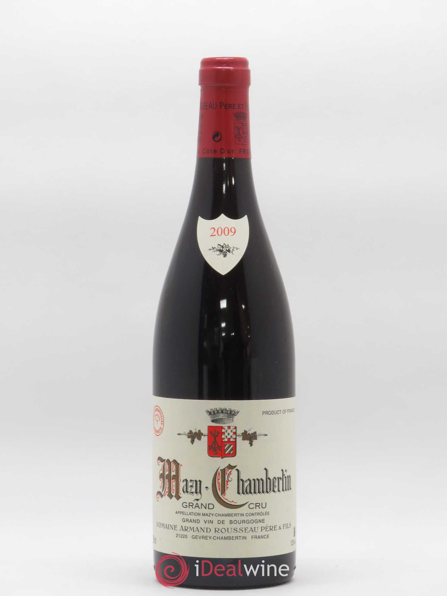 Mazis-Chambertin Grand Cru Armand Rousseau (Domaine) 2009 - Lot de 1 bouteille - 0