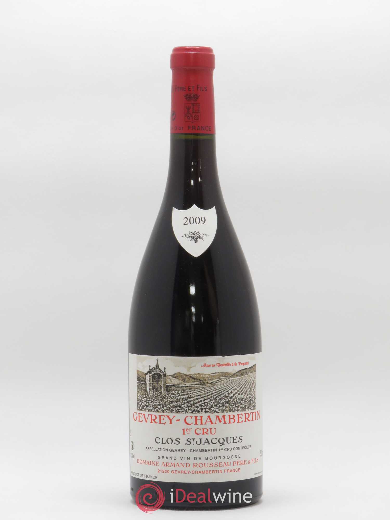 Gevrey-Chambertin 1er Cru Clos Saint-Jacques Armand Rousseau (Domaine) 2009 - Lot de 1 bouteille - 0
