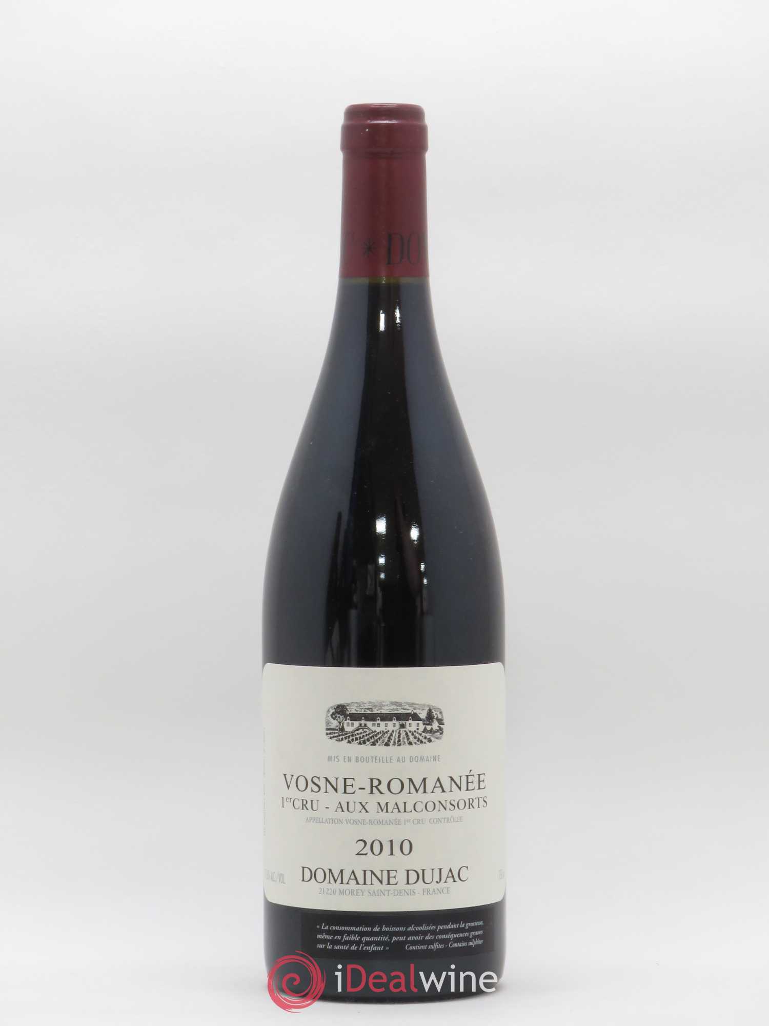 Vosne-Romanée 1er Cru Aux Malconsorts Dujac (Domaine) 2010 - Lot de 1 bouteille - 0