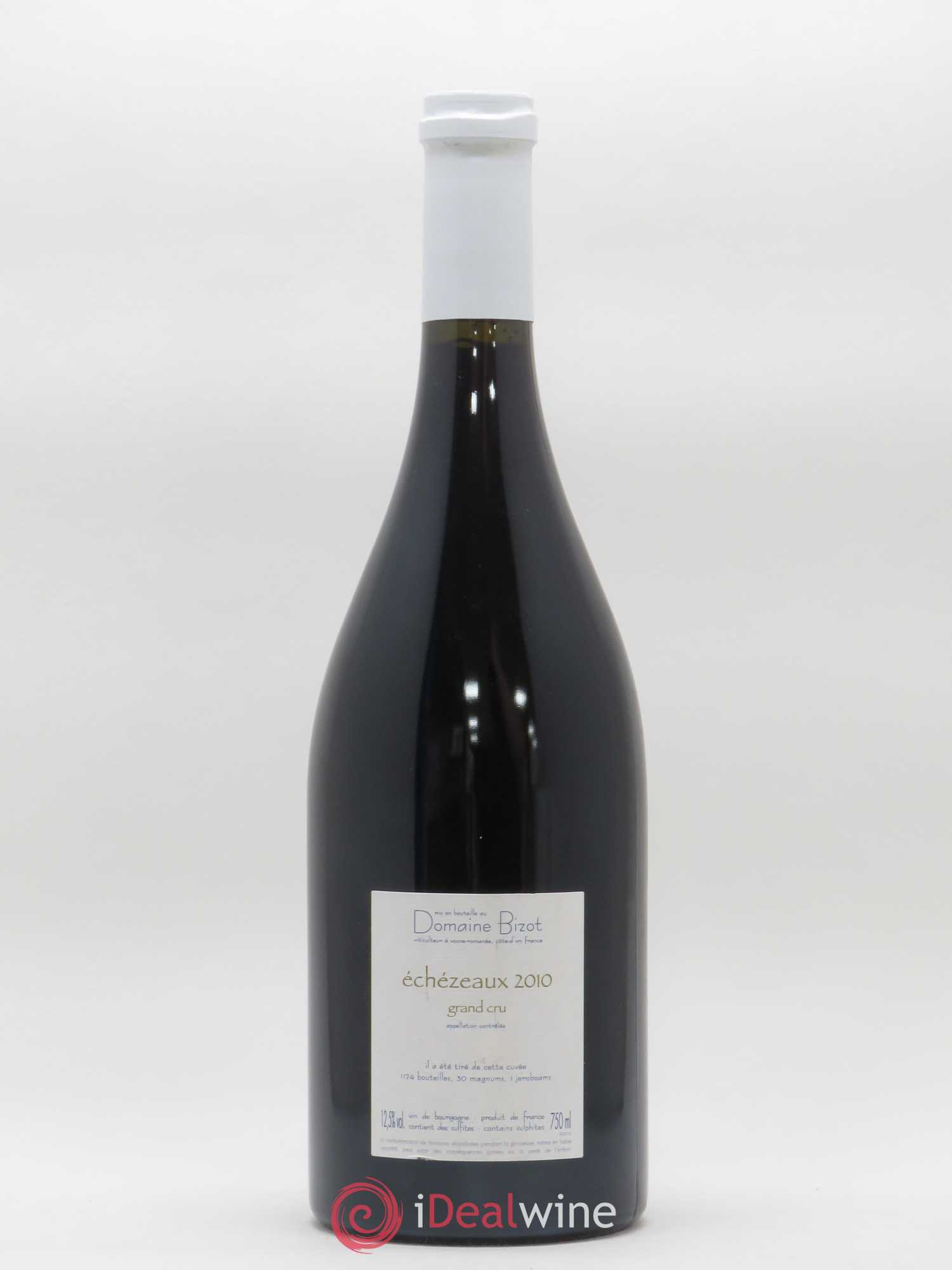Echezeaux Grand Cru Bizot (Domaine) 2010 - Lot de 1 bouteille - 1