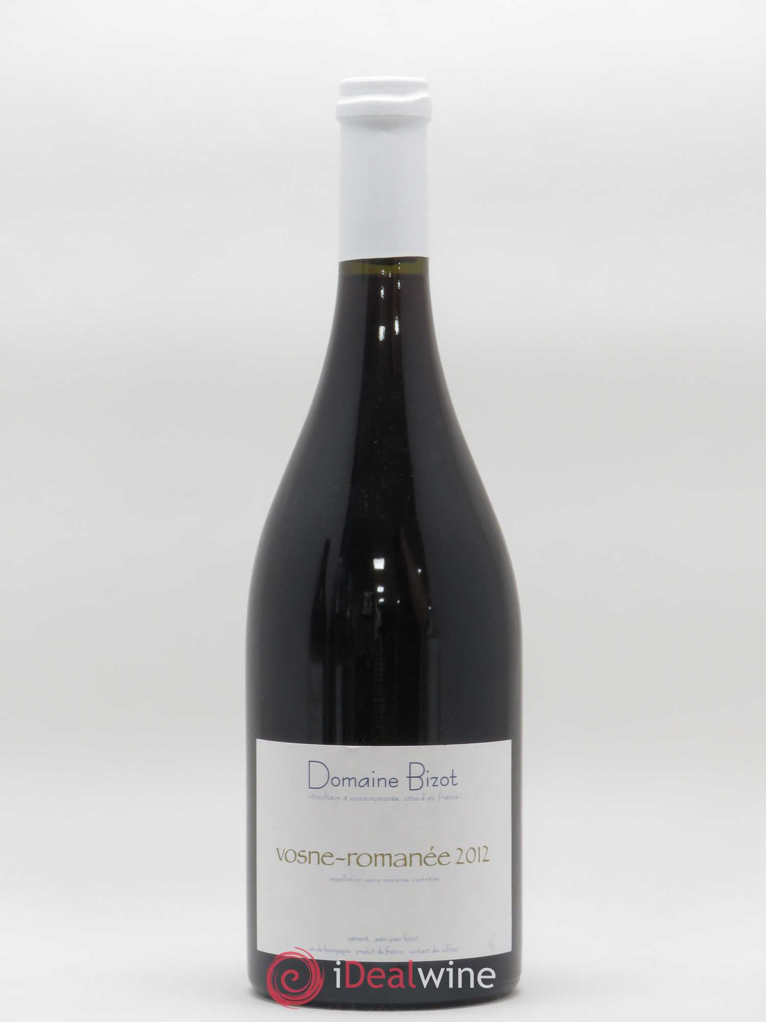 Vosne-Romanée Bizot (Domaine) 2012 - Lot de 1 bouteille - 0