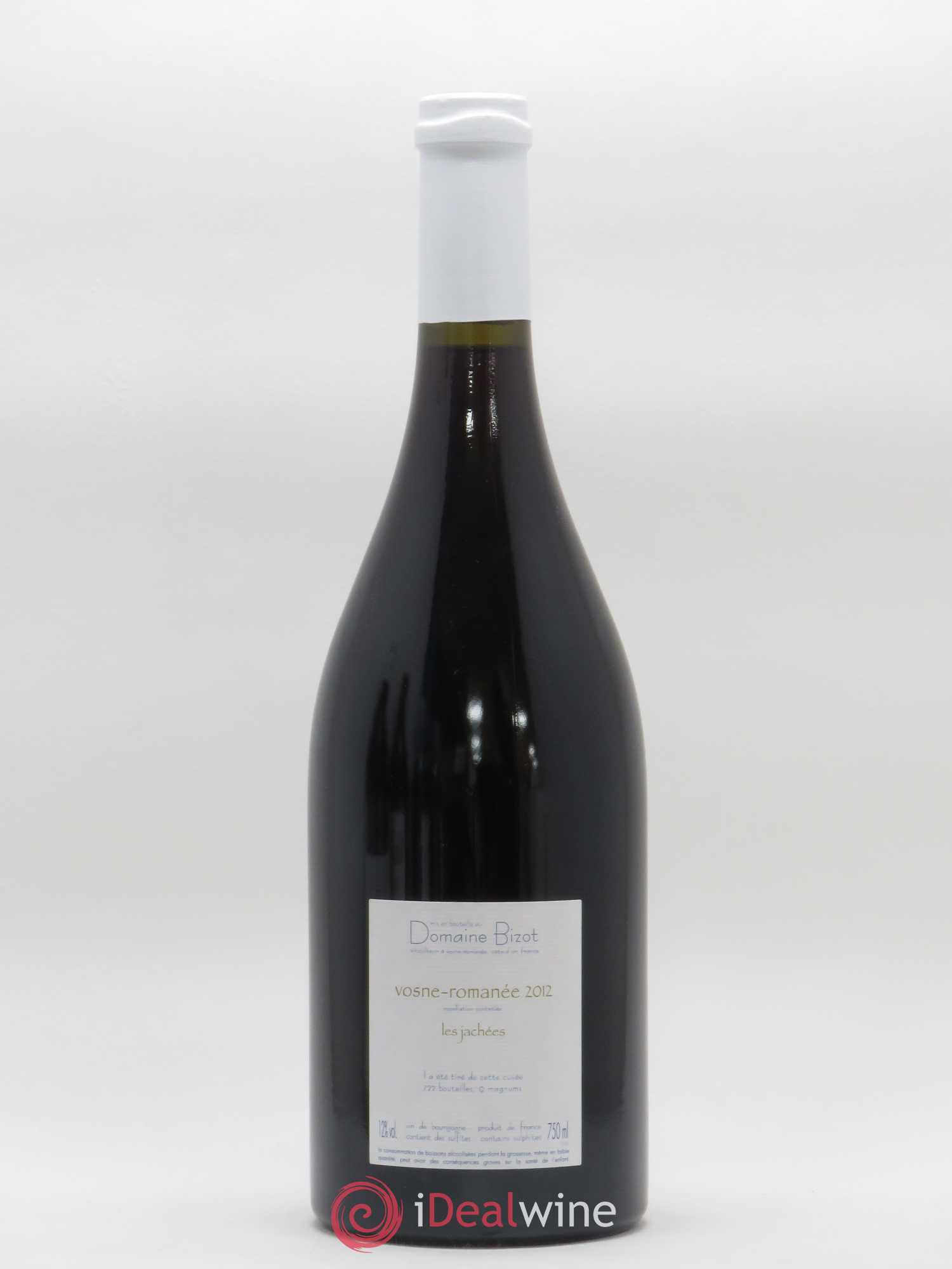 Vosne-Romanée Les Jachées Bizot (Domaine) 2012 - Lot de 1 bouteille - 1