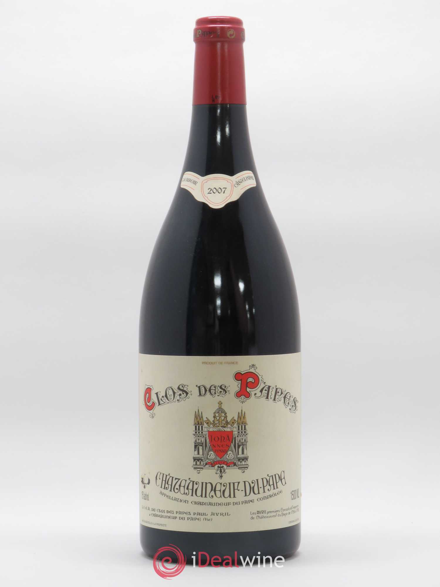 Châteauneuf-du-Pape Clos des Papes - Paul Avril 2007 - Lot de 1 magnum - 0