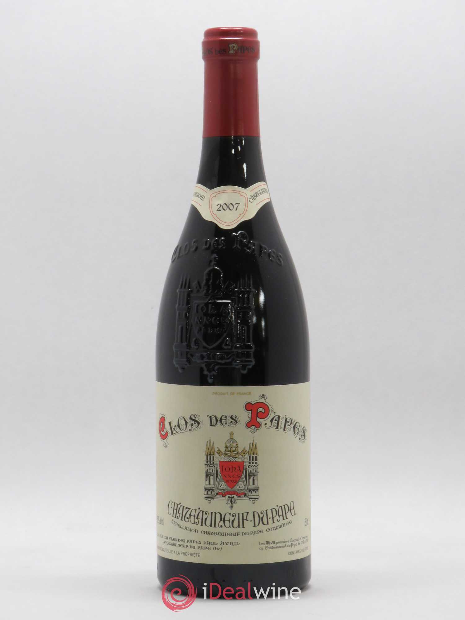 Châteauneuf-du-Pape Clos des Papes - Paul Avril 2007 - Lot de 1 bouteille - 0