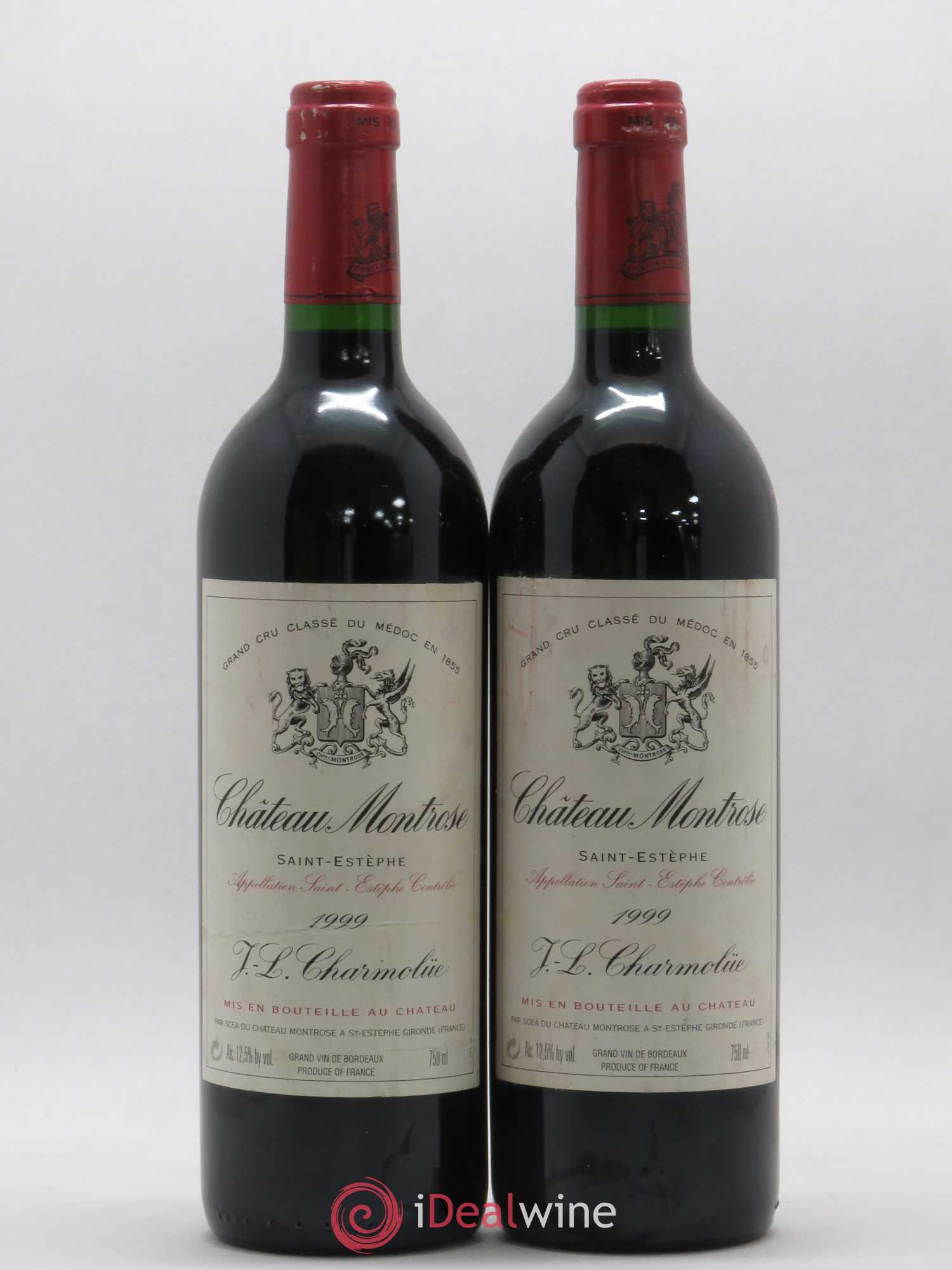 Château Montrose 2ème Grand Cru Classé 1999 - Lot de 2 bouteilles - 0
